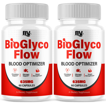 BioGlyco Flow Advanced Daily Multivitamin Health Support and All Natural Wellness Supplement Formula, BioGlyco Flow Premium Health and Wellness Support Formula Supplement (2 Pack - 120 Capsules) BLUE VIBE buy supplements canada