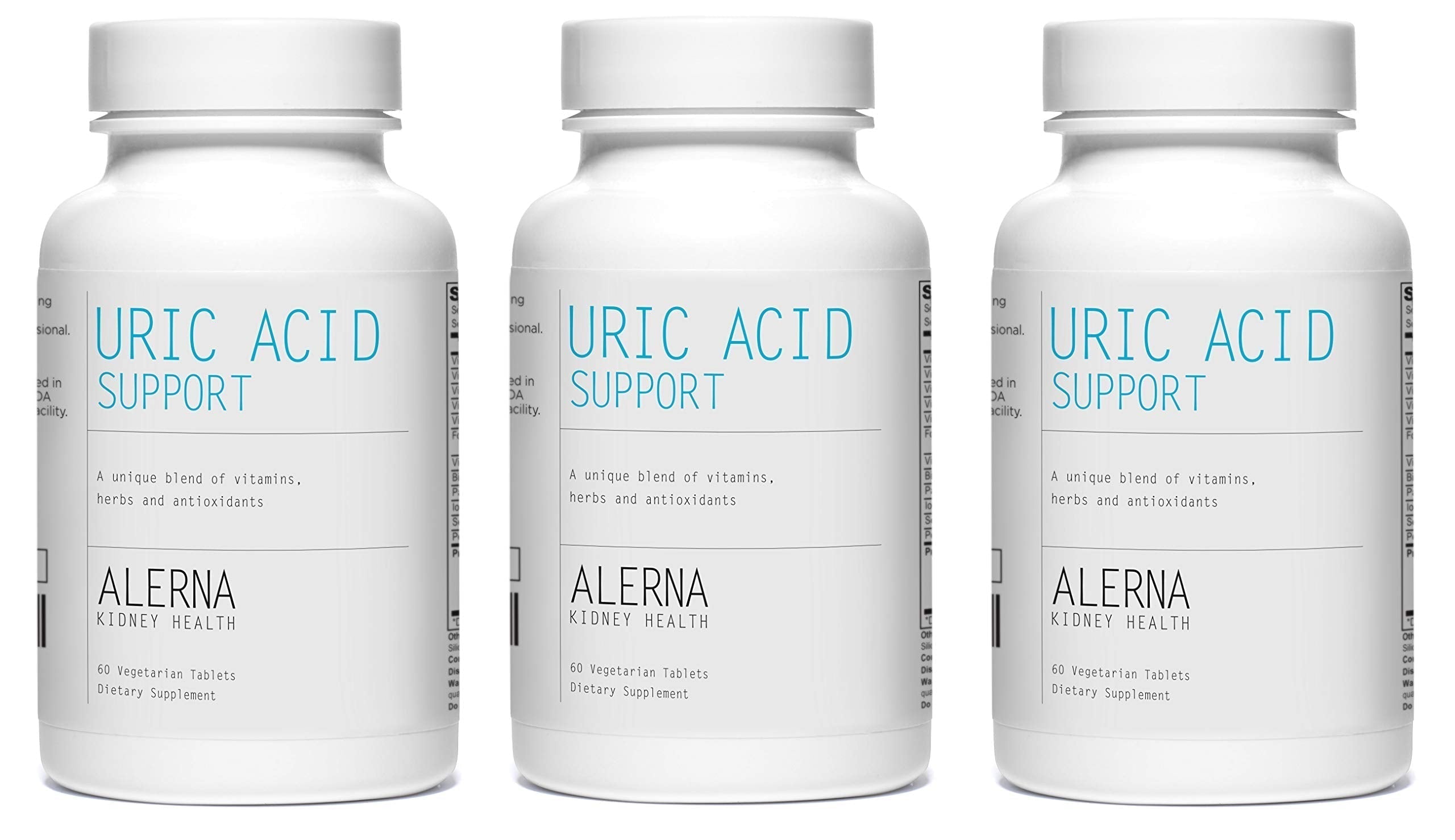 Alerna Kidney Health Uric Acid Support Supplement – Tart Cherry, Celery Seed, Turmeric, Quercetin – 60 Vegetarian Tablets (Pack of 3) Alerna Kidney Health buy supplements canada