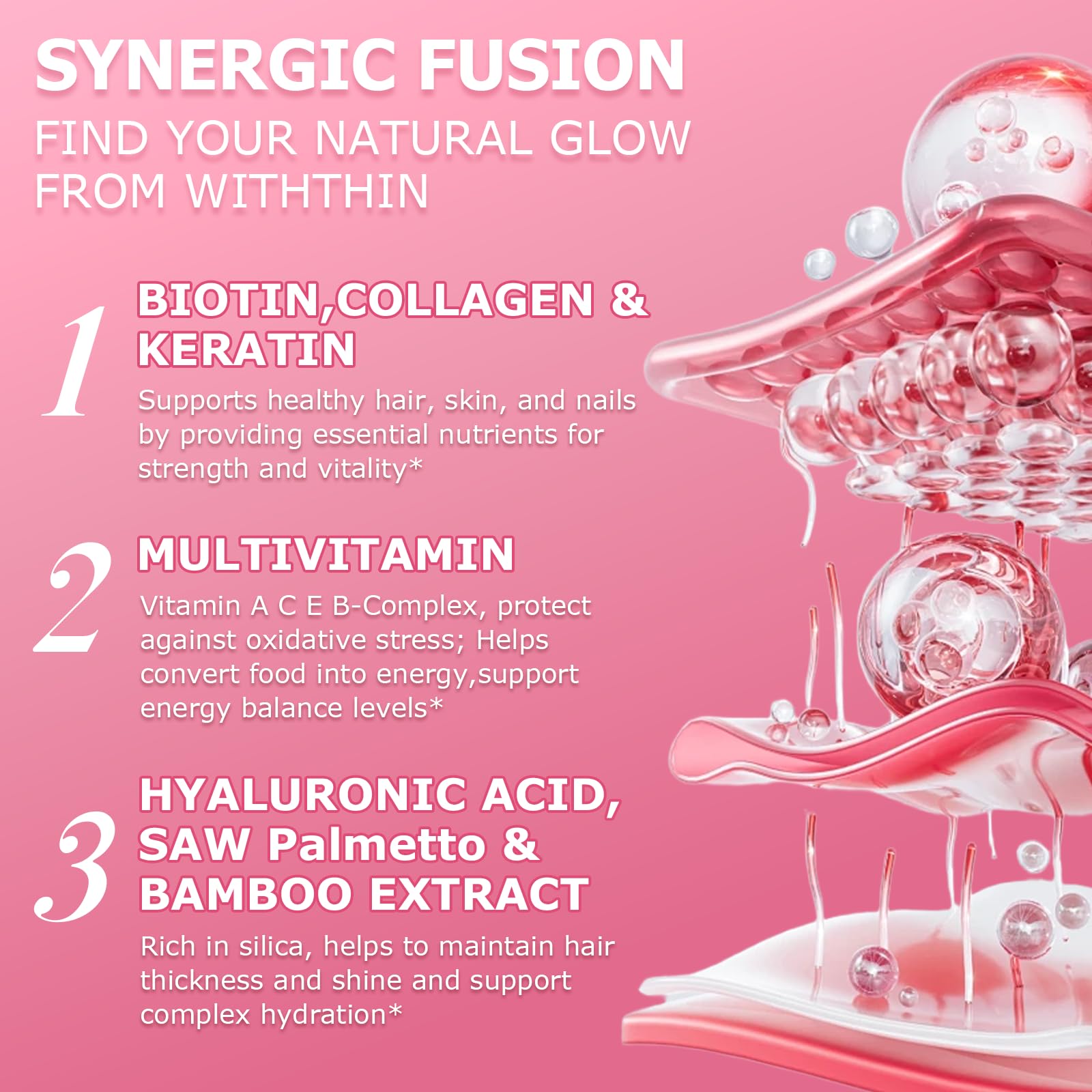 Pure Biotin 10000mcg Liquid Drop Optimal Solutions Hair Skin & Nails Vitamins Support w. Collagen Keratin Hyaluronic Acid Saw Palmetto, Biotin(Vitamin B7) for Hair Growth & Cellular Energy JUIWEFKK buy supplements canada