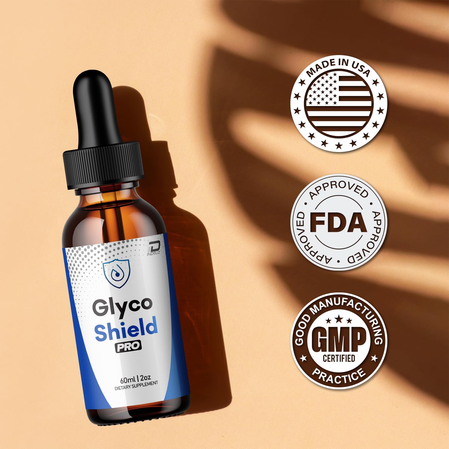 Indelo Glyco Shield Pro Healthy Formula – GlycoShield Pro All Natural Healthy Levels - Extra Strength Liquid, GlycoShieldPro Reviews (3 Pack – 3 Month Supply) Indelo buy supplements canada