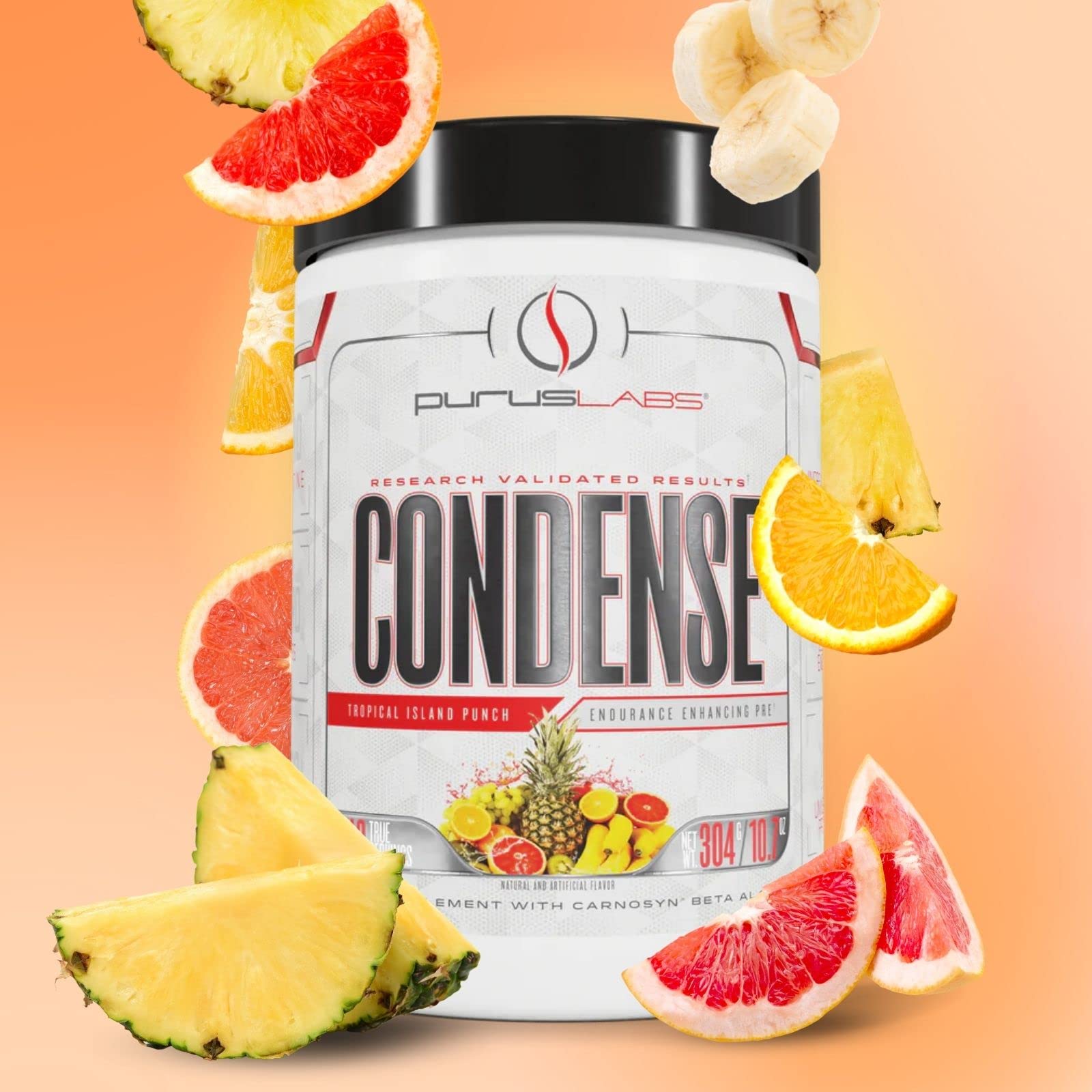Purus Labs CONDENSE PreWorkout Powder, 40 Servings (Tropical Island Punch) Purus Labs buy supplements canada