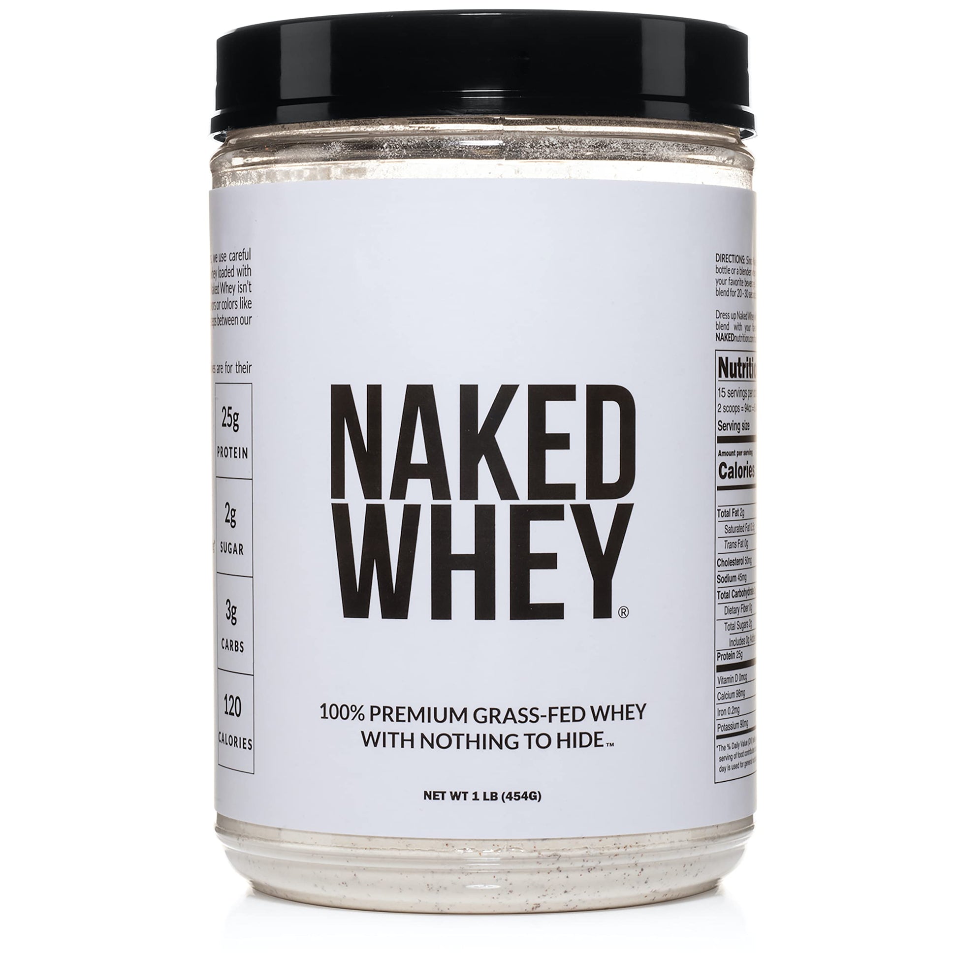 Naked Nutrition Naked Whey 1Lb - Only 1 Ingredient, Grass Fed Whey Protein Powder Naked Nutrition buy supplements canada