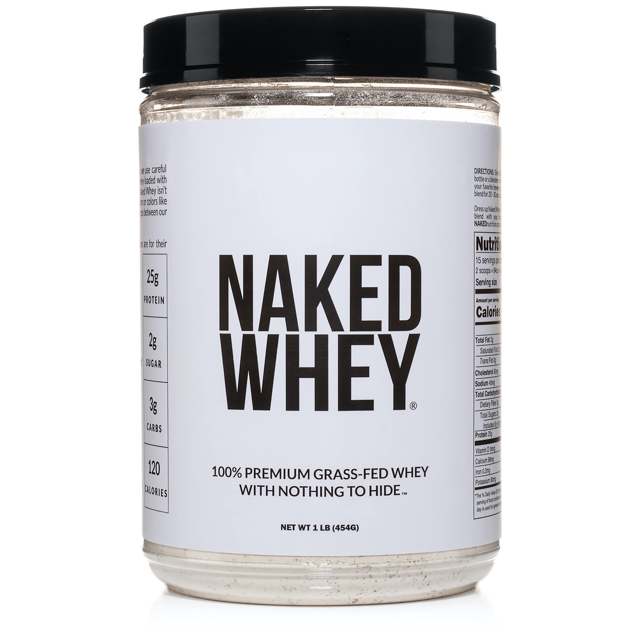 Naked Nutrition Naked Whey 1Lb - Only 1 Ingredient, Grass Fed Whey Protein Powder Naked Nutrition buy supplements canada