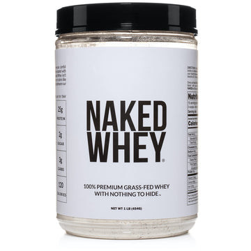 Naked Nutrition Naked Whey 1Lb - Only 1 Ingredient, Grass Fed Whey Protein Powder Naked Nutrition buy supplements canada