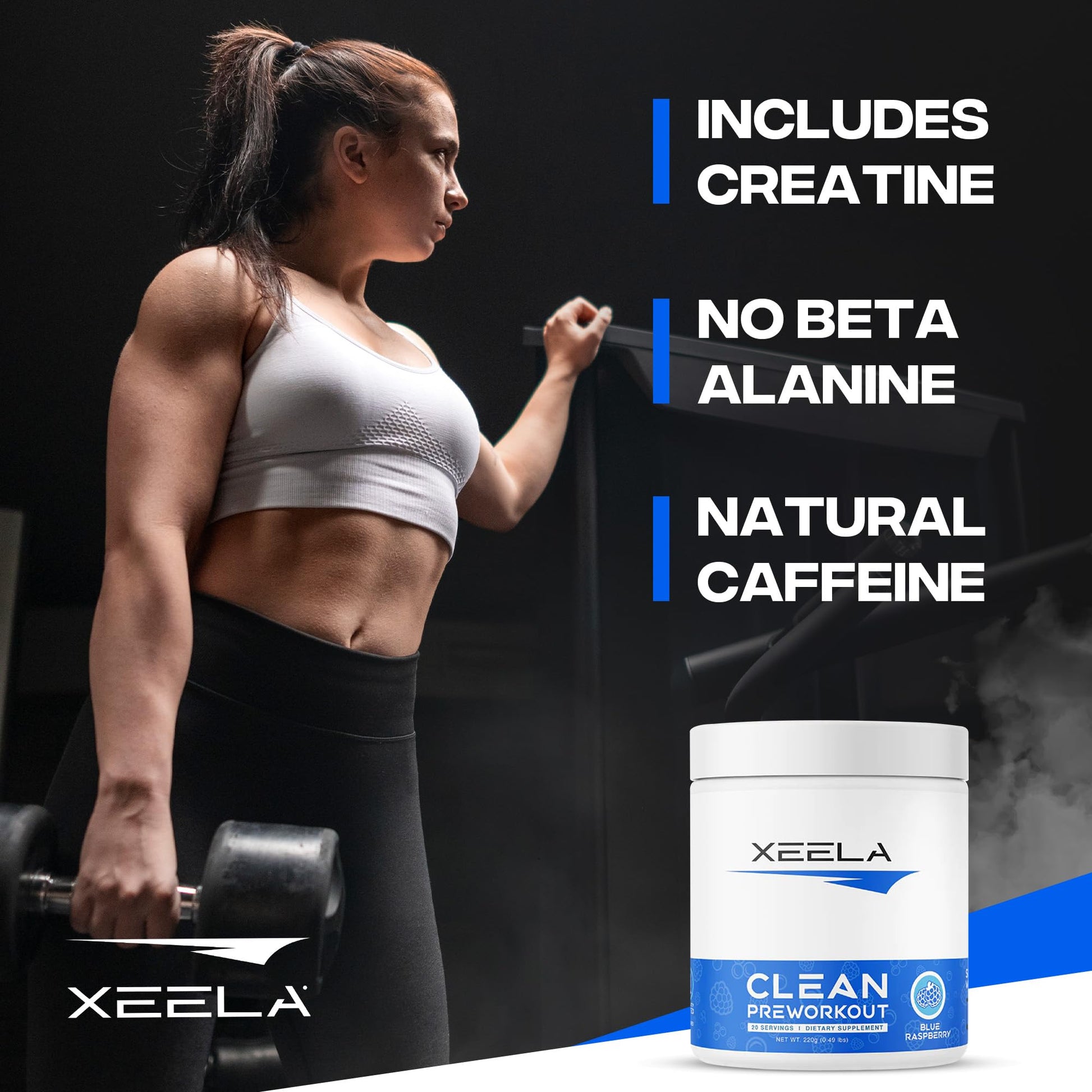 XEELA Organic Pre Workout Powder: Clean Preworkout for Men & Women, with Flavored XEELA buy supplements canada