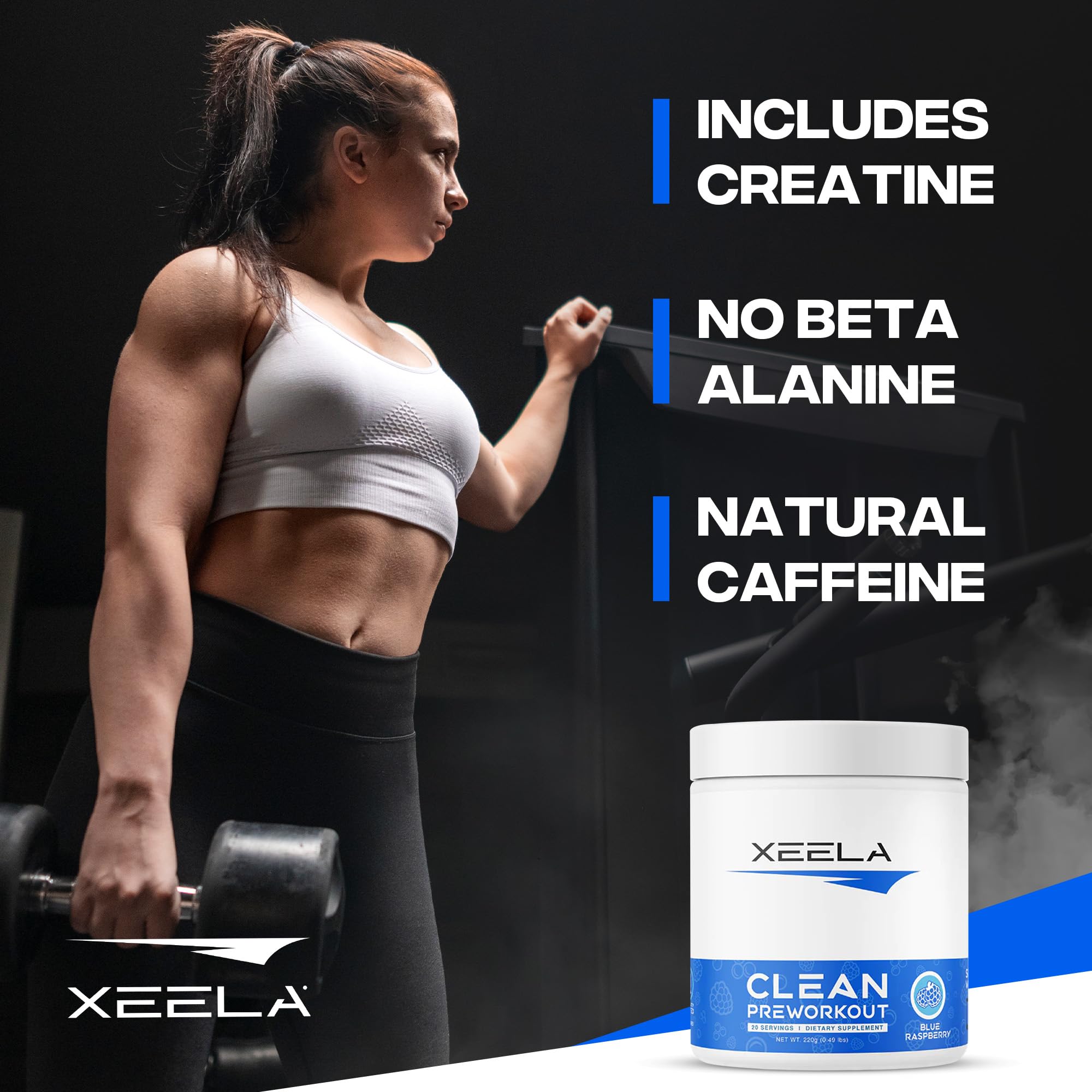 XEELA Organic Pre Workout Powder: Clean Preworkout for Men & Women, with Flavored XEELA buy supplements canada