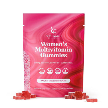 Halal Certified Women’s Multivitamin Gummies - Easy Digestion & High Absorption - Packed with Essential Nutrients, Omega-3 One Ummah buy supplements canada