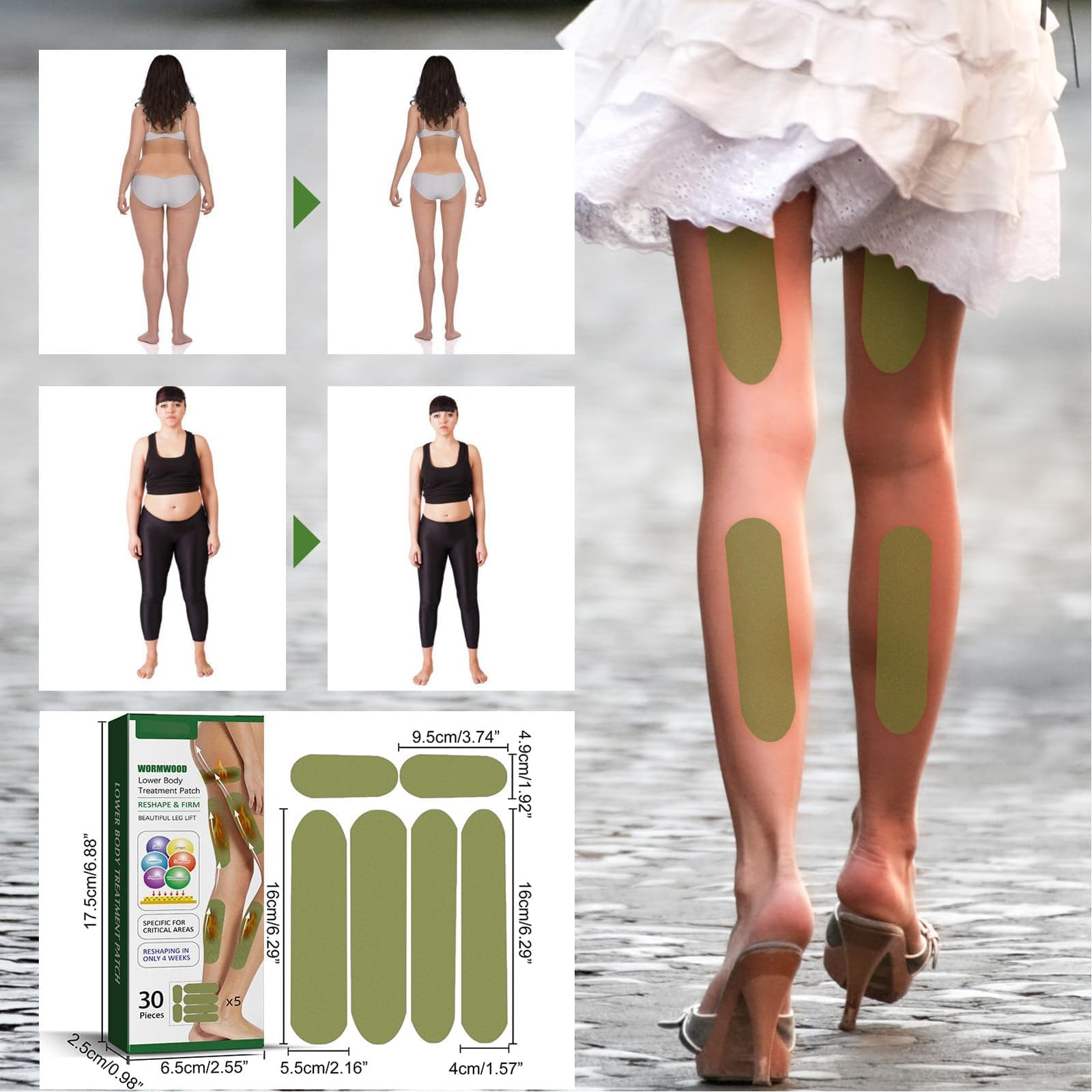 Herballegs Cellulite Reduction Patches, Herbal Legs Cellulite Reduction Patches, Herbalfusion Cellulite KTMDAK buy supplements canada