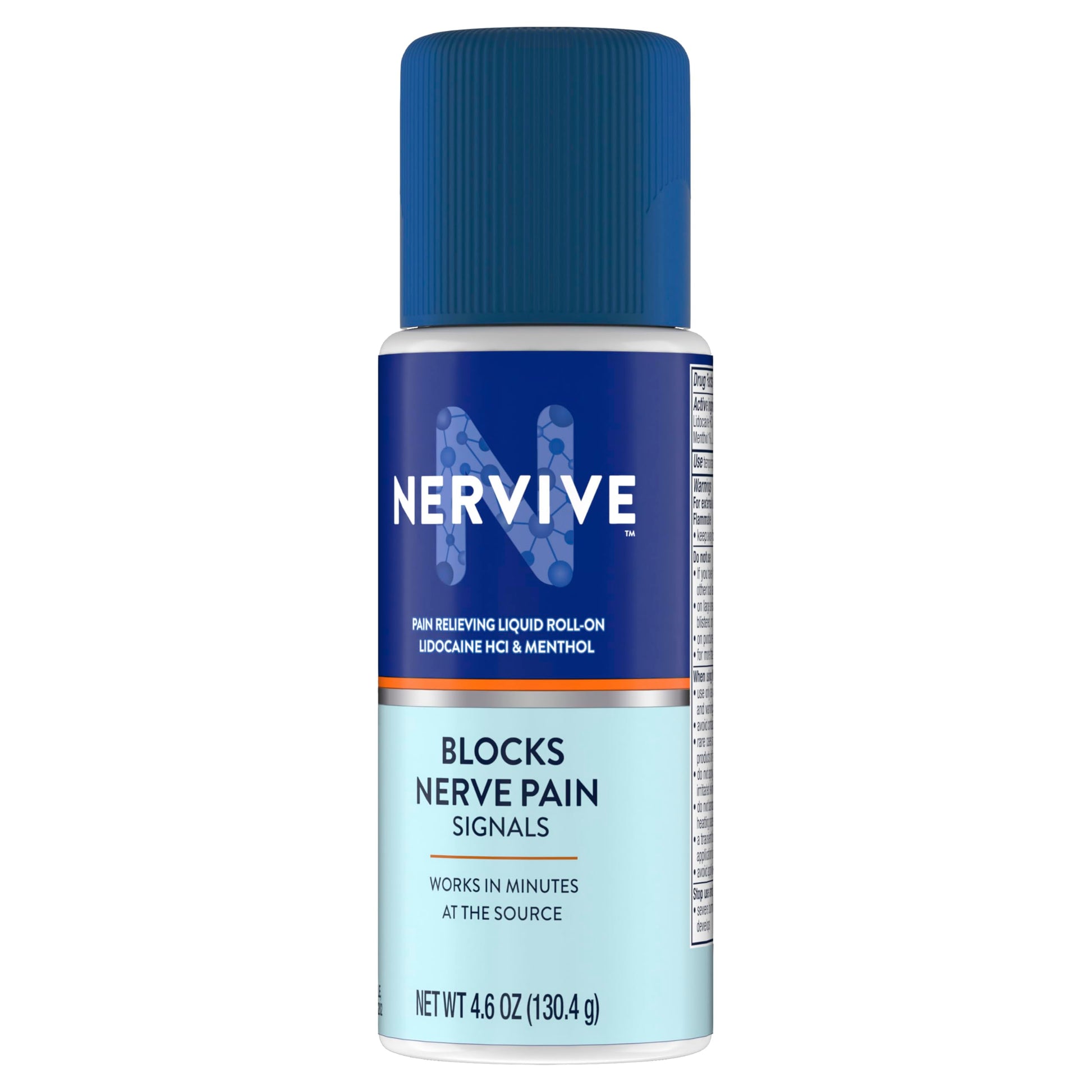 Nervive Pain Relieving Roll On, Lidocaine Roll On, Nervive Pain Relief, Lidocaine Topical, Foot Pain, Leg Pain, Hand Pain, Max Strength Formula, 4.6oz Nervive buy supplements canada