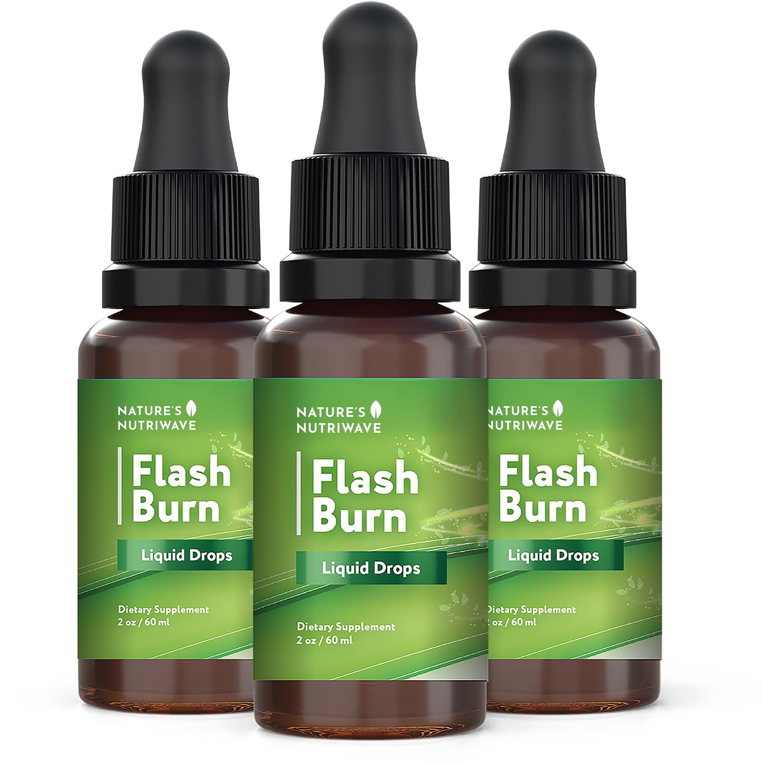 Flash Burn – Natural Plant-Based Liquid Supplement with Maca, Grape Seed, Green Tea & Ginseng – Made in USA, Non-GMO, Gluten-Free, Dairy-Free, Vegetarian - 2 Fl Oz (40 mL), 3 Month Supply Nature’s NutriWave buy supplements canada