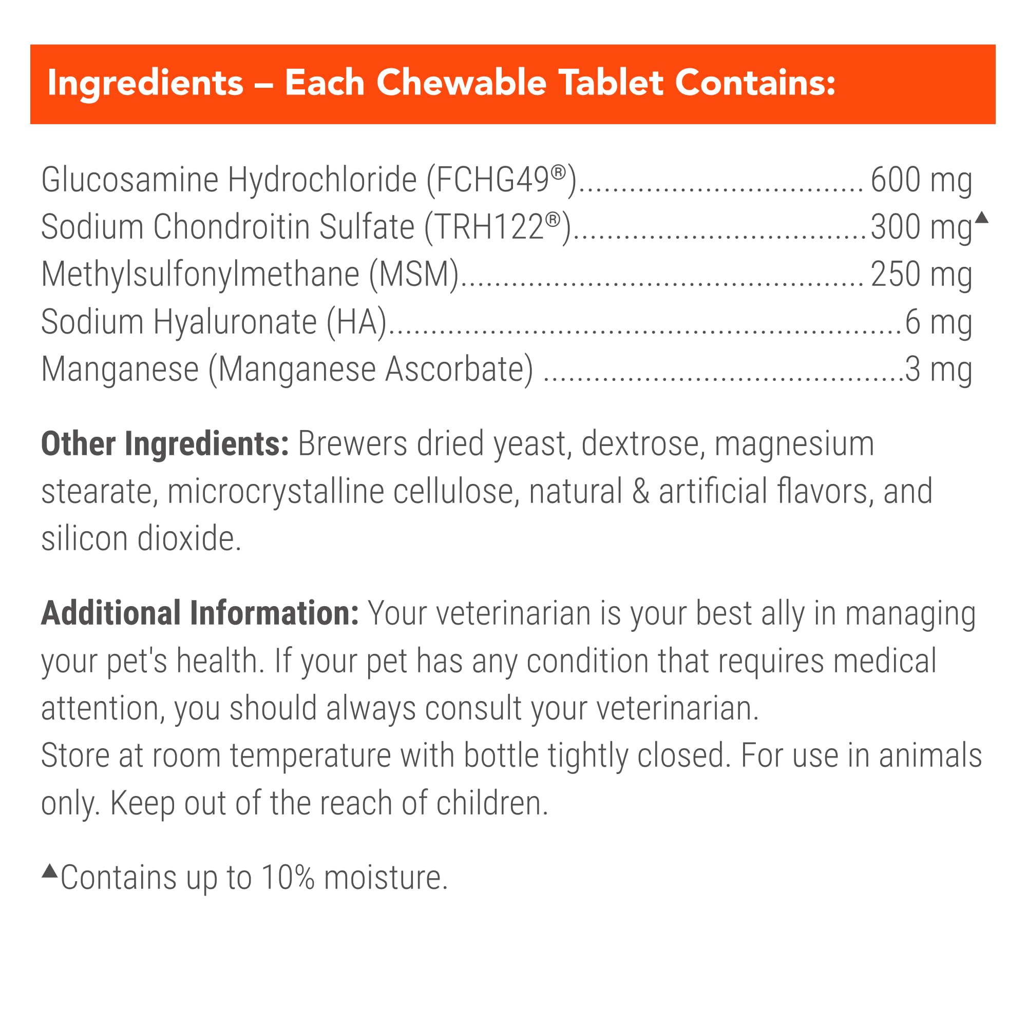 Nutramax Cosequin for Dogs Joint Health Supplement, Contains Glucosamine for Dogs, Plus Chondroitin, MSM and HA, Supports Healthy Joints, Chewable Tablets, 75 Count Nutramax Laboratories buy supplements canada
