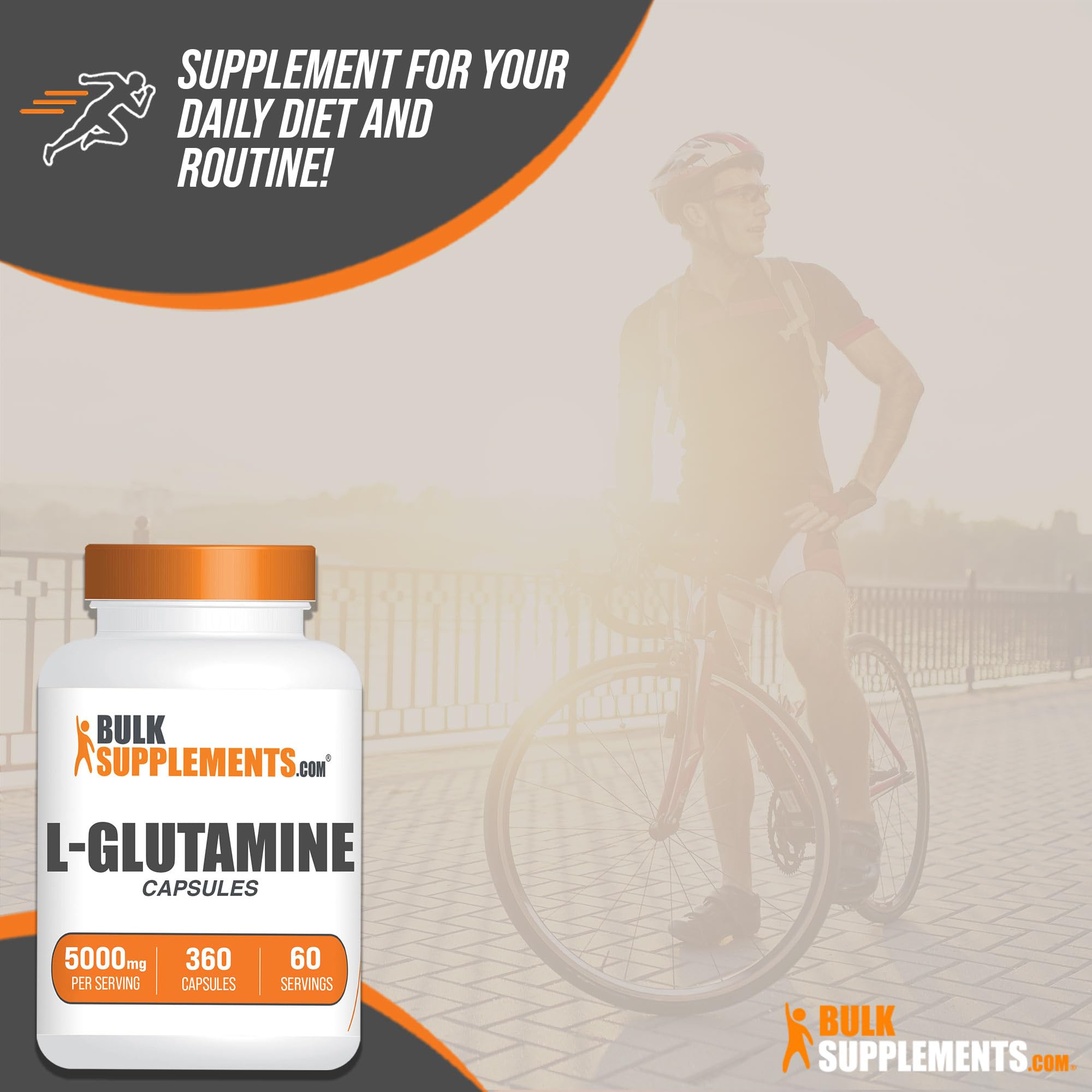 BULKSUPPLEMENTS.COM L-Glutamine Capsules - Glutamine Supplement, L Glutamine BULKSUPPLEMENTS.COM buy supplements canada