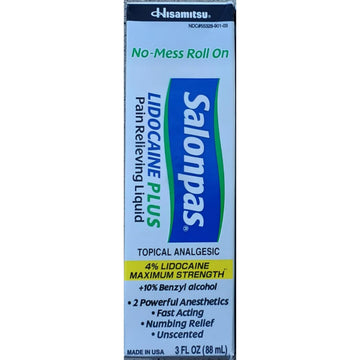 Salonpas LIDOCAINE Plus Liquid (Pack of 4) Salonpas buy supplements canada
