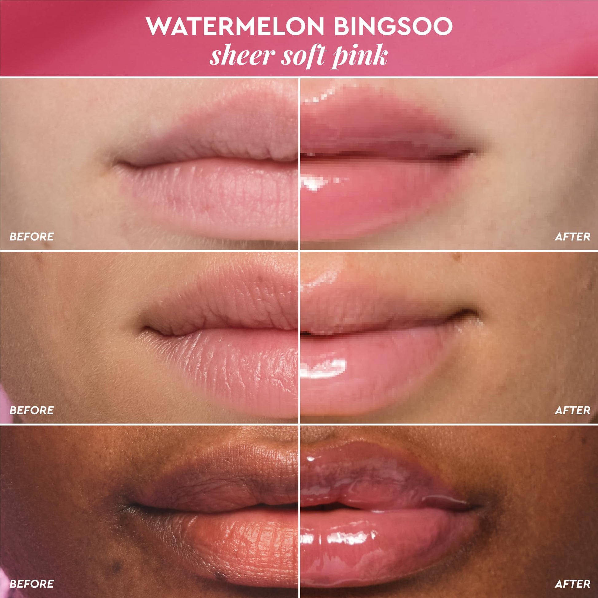 Glow Recipe Glass Balm Lip Treatment - 12Hr Hydrating Lip Balm & Moisturizer with Hyaluronic Acid to Smooth, Plump & Protect from Dryness - Sheer Soft Pink Tint, Watermelon Bingsoo (15 ml) Glow Recipe buy supplements canada