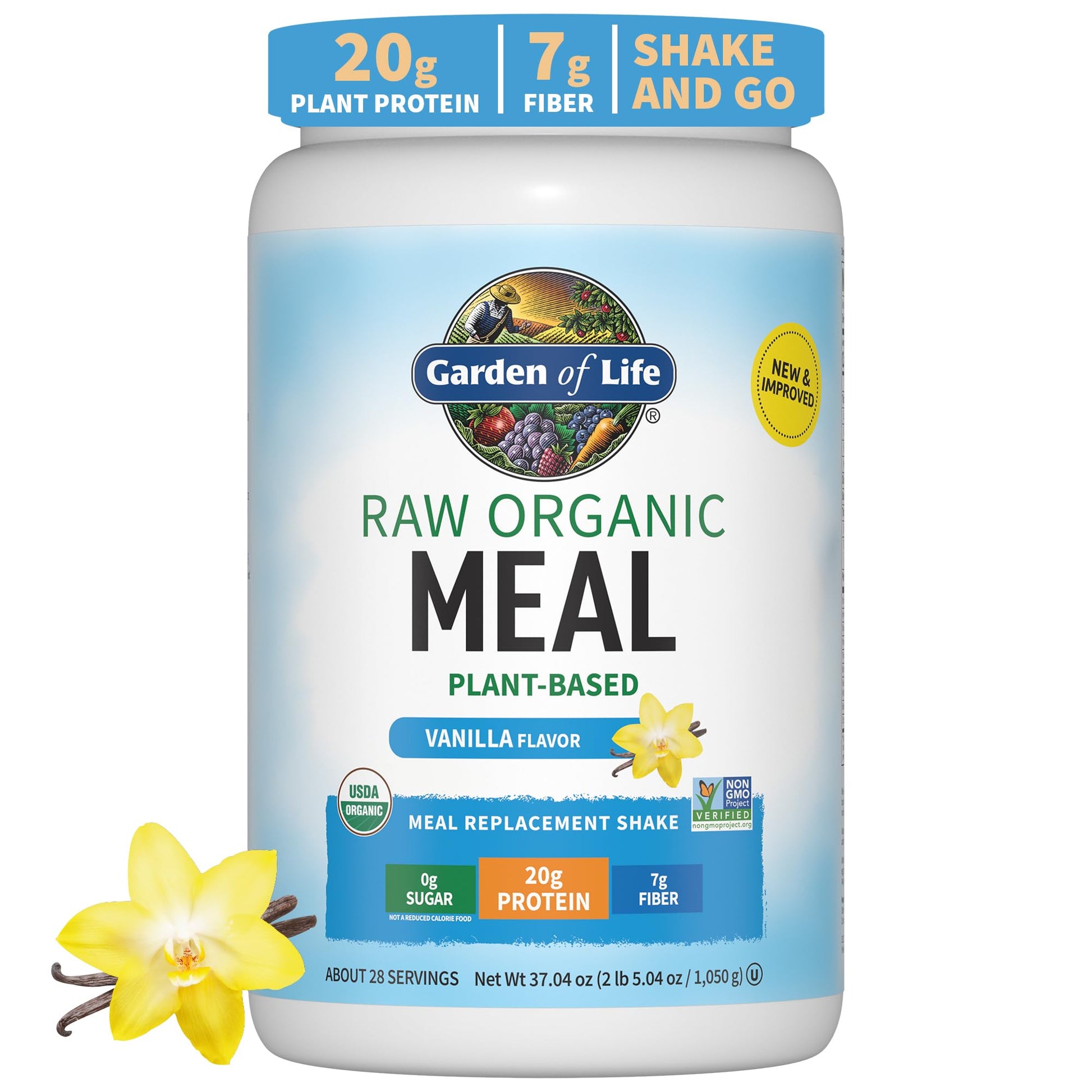 Garden of Life Raw Organic Fit Vegan Protein Powder Vanilla & Vegan Protein Powder Garden of Life buy supplements canada