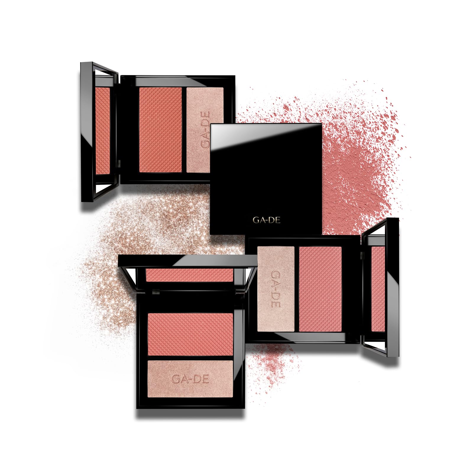 GA-DE Velveteen Blush and Shimmer Duet, 50 - Formulated with Micronized Pearls and Pigments for Sculpting Face and Décolleté - Paraben-Free - 0.26 oz GA-DE buy supplements canada
