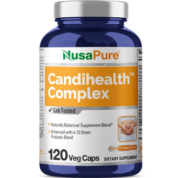 NusaPure CandiHealth Complex (Non-GMO, Vegan) 120 Veggie Capsules NusaPure buy supplements canada