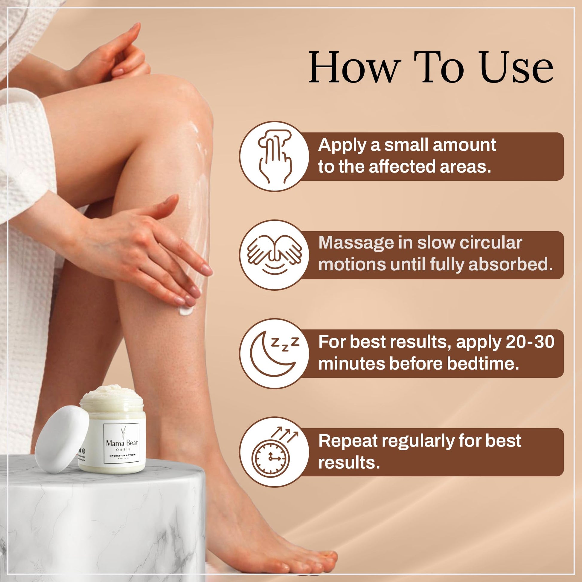 Mama Bear Oasis Lotion - Magnesium Cream - Lavender Magnesium Lotion for Foot, Hands, Legs, Toes Includes Arnica, Vitamin B6, Aloe Vera, MSM (Pack of 2) Mama Bear Oasis buy supplements canada