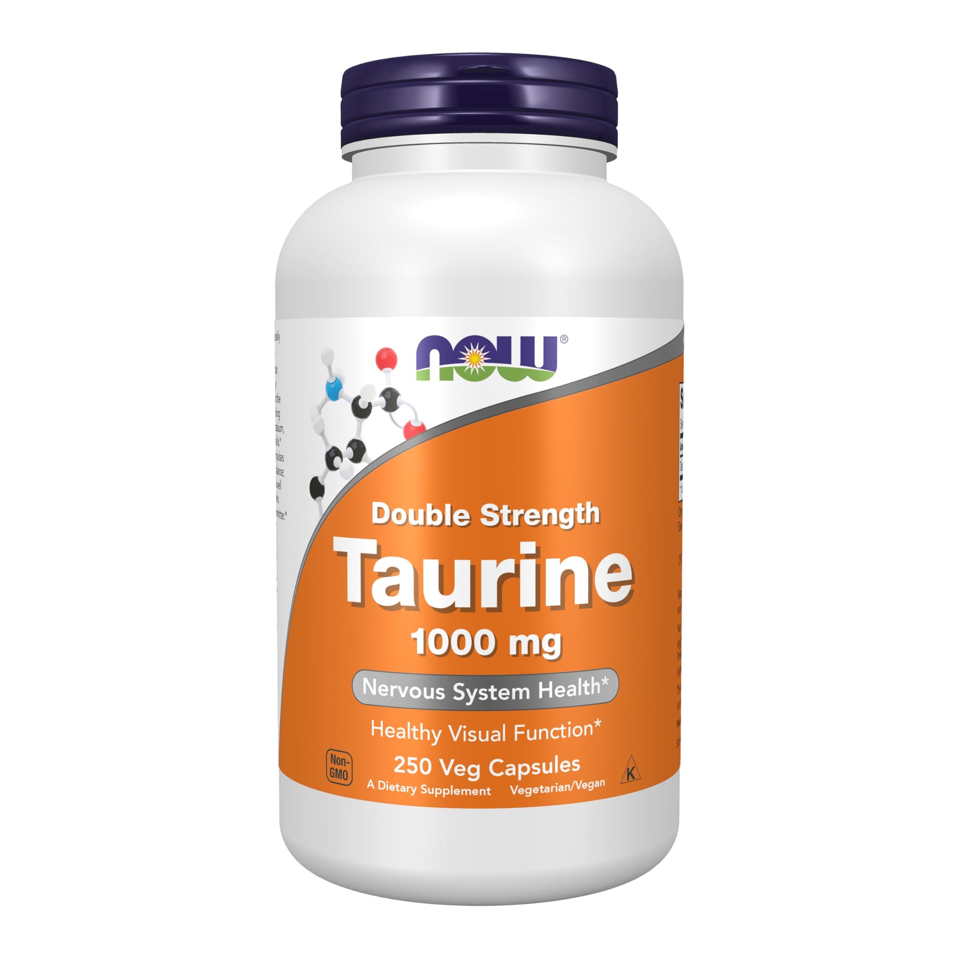 NOW Foods Supplements, Taurine 1,000 mg, Double Strength, Nervous System Health*, 250 Veg Capsules NOW Foods buy supplements canada