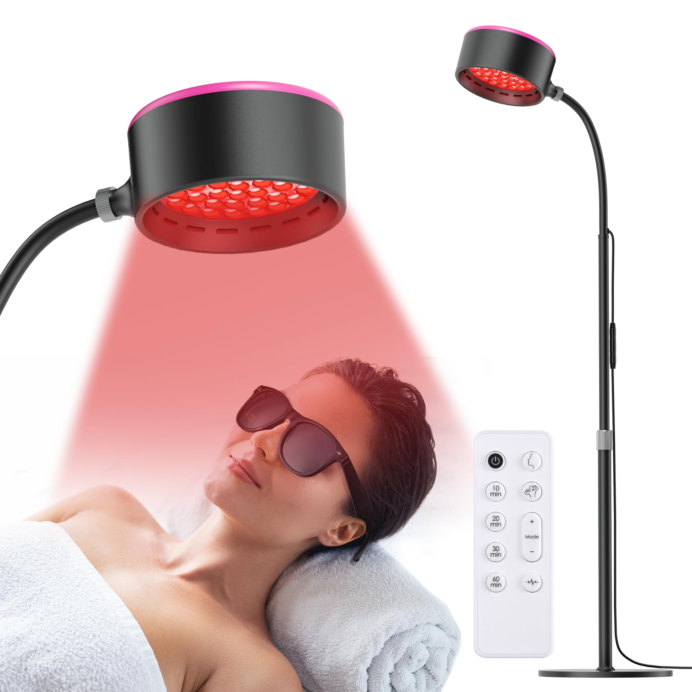 Caromolly Red Light Device Lamp, 660nm Red Light and 850nm Near-Infrared Light Combo Caromolly buy supplements canada