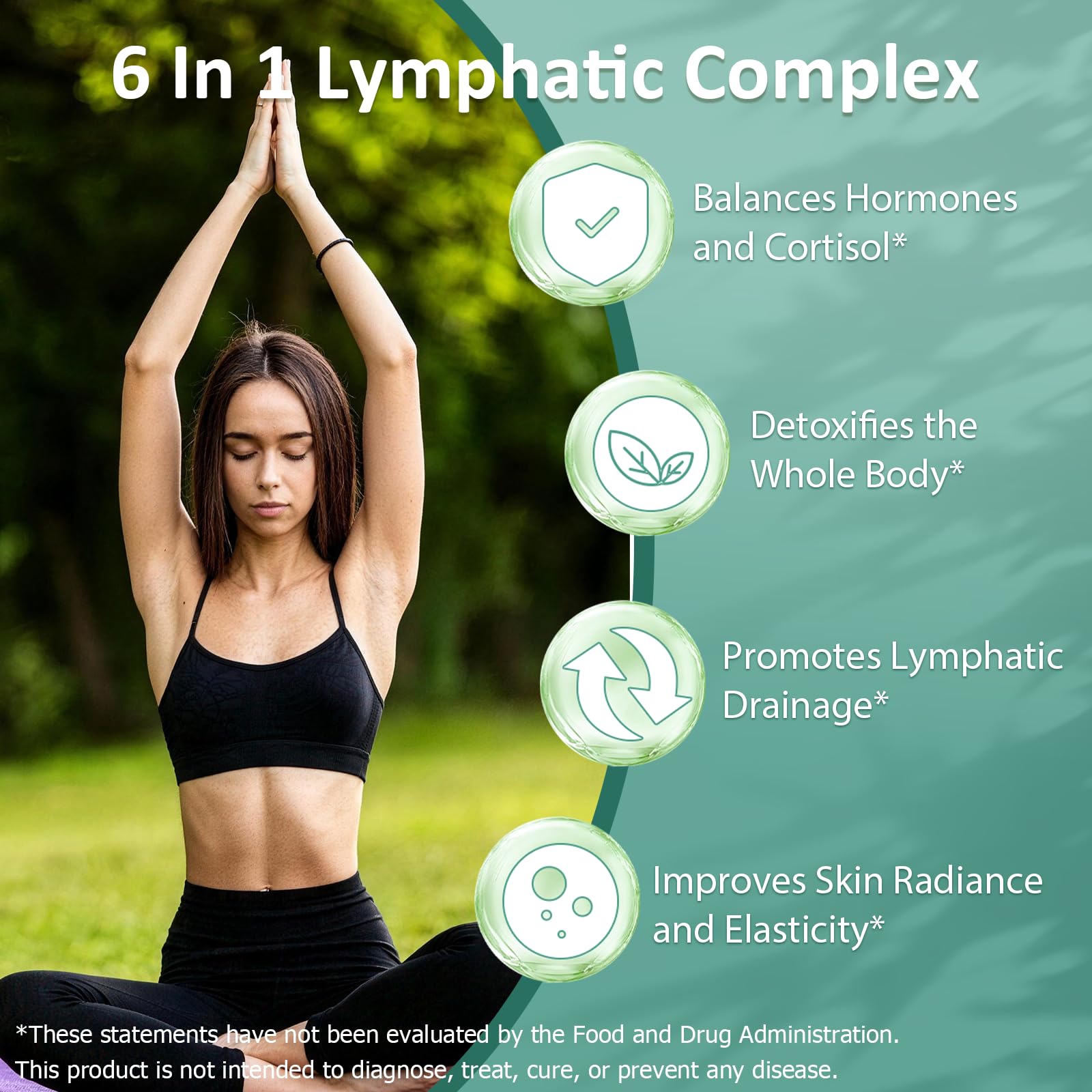 Lymphatic Drainage Drops, 6-IN-1 Lymphatic Complex w. Burdock Dandelion Kelp Cleavers, New Maximum Potency Lymph System Support for Bloat Balance Cortisol Immune Full Body Detox & Skin Vitality JUIWEFKK buy supplements canada