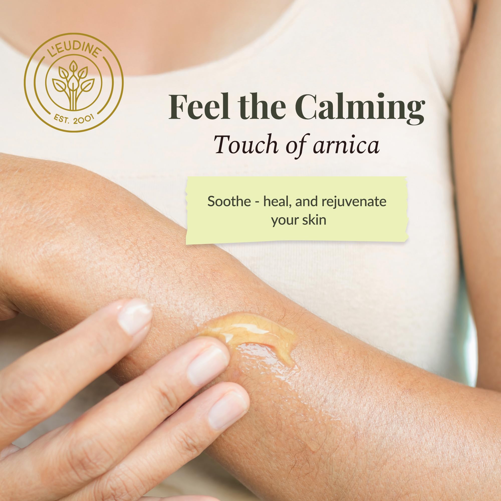 L’EUDINE Arnica Gel – Pack of 3 – Extra Strength for Bruise Relief, Wonder-Plant for Treating Muscle Soreness, Bruising, and Swelling - Fast Absorbing, Natural Formula L'eudine buy supplements canada