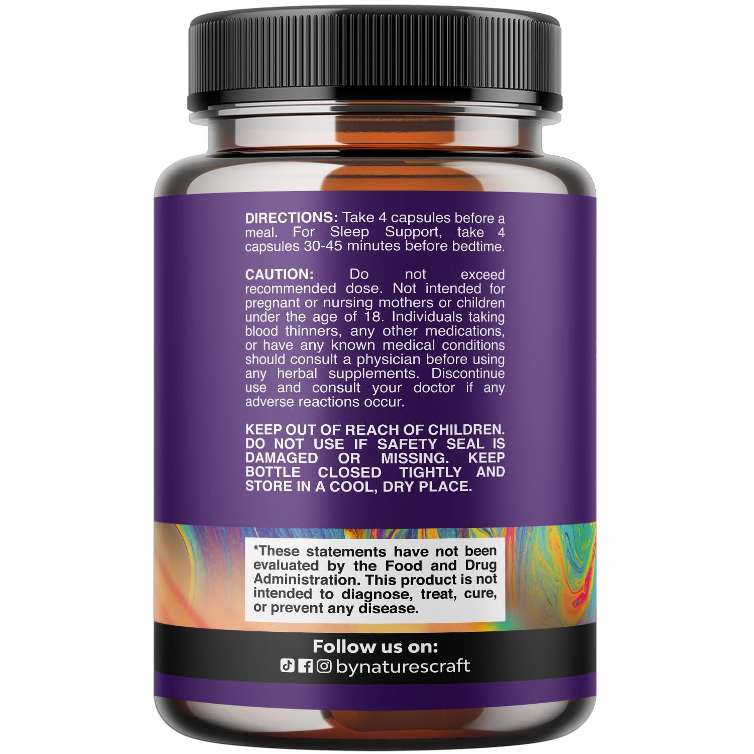 Pure Magnesium Glycinate Supplement 500mg - Magnesium for Sleep and Rest Capsules for Men & Women - Unflavored Vegan High Absorption Pills for Relaxation Support - 120 Count Natures Craft buy supplements canada