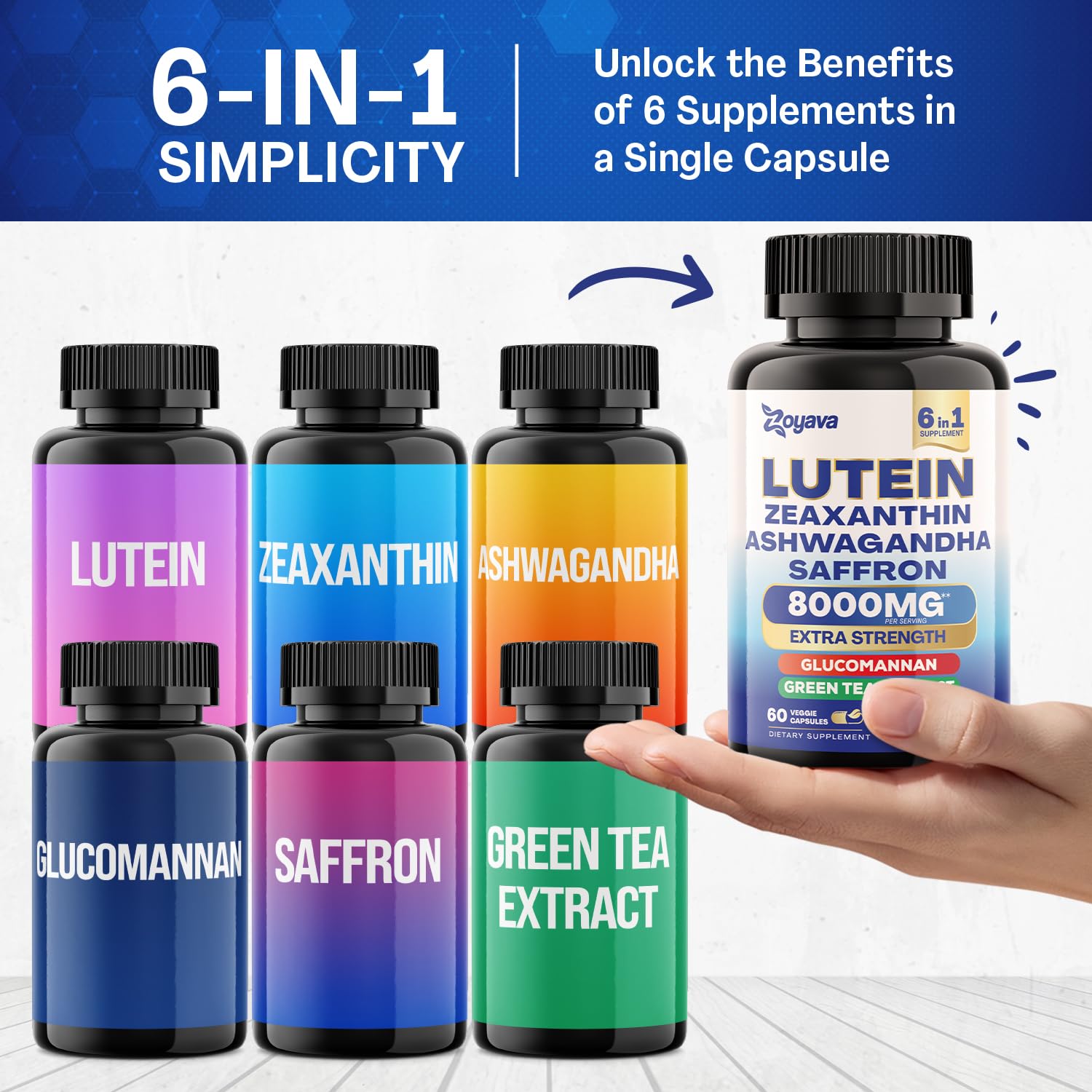 Zoyava Sea Moss 16-in-1 and Lutein 6-in-1 Bundle Zoyava buy supplements canada
