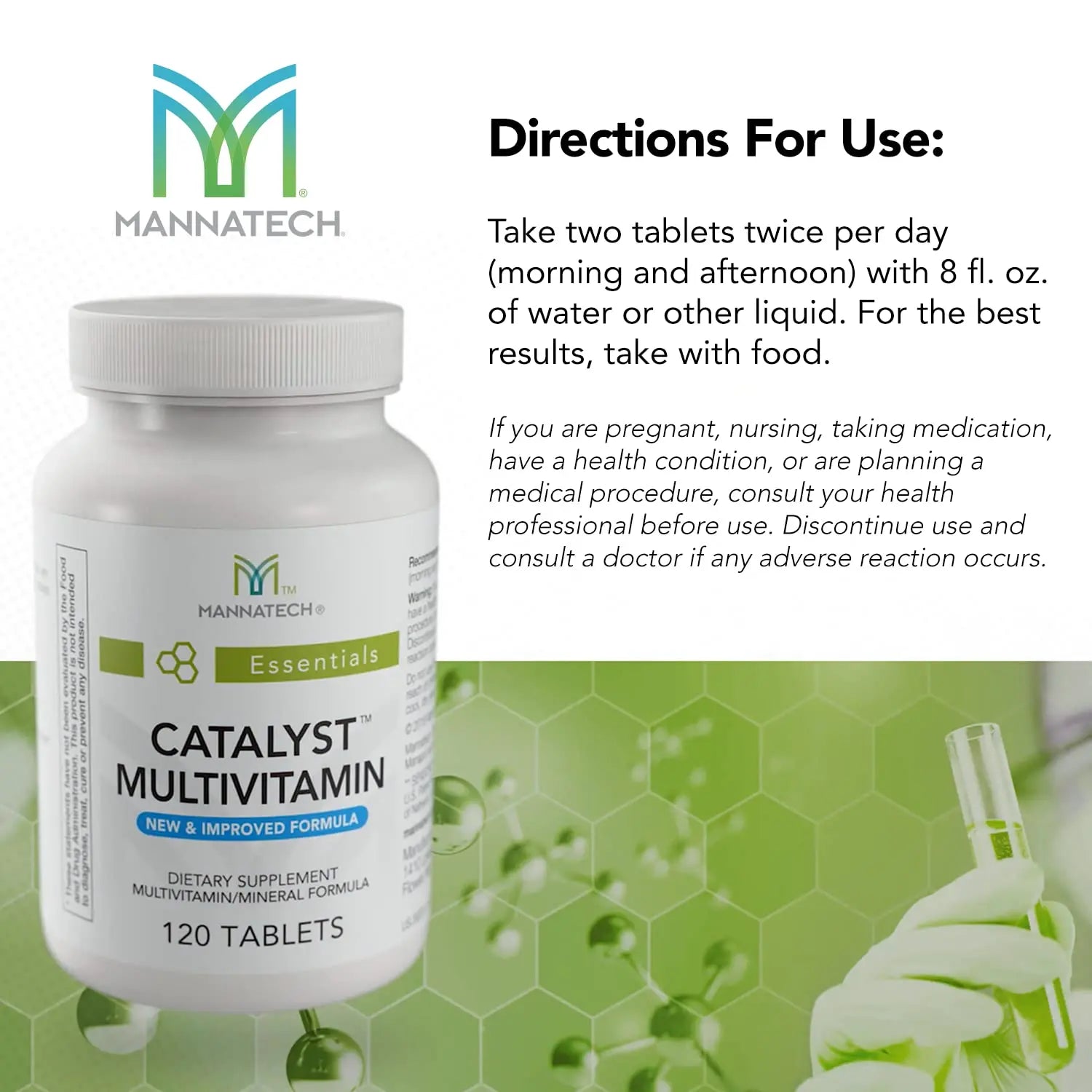 Mannatech Catalyst Multivitamin 120 Tablets, Maximize Your Multivitamin. Provides Antioxidants Vitamin A, Vitamin C, and Vitamin E Mannatech buy supplements canada