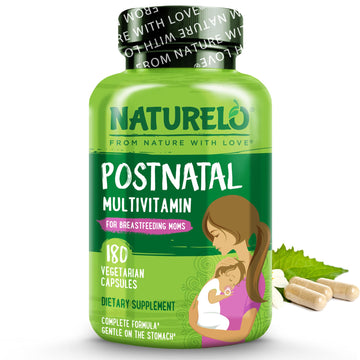 NATURELO Postnatal Multivitamin - Supplement for Breastfeeding Women - Plant-Based Vitamin D, Folate, Gentle Iron - for Nursing Mother, Baby NATURELO buy supplements canada