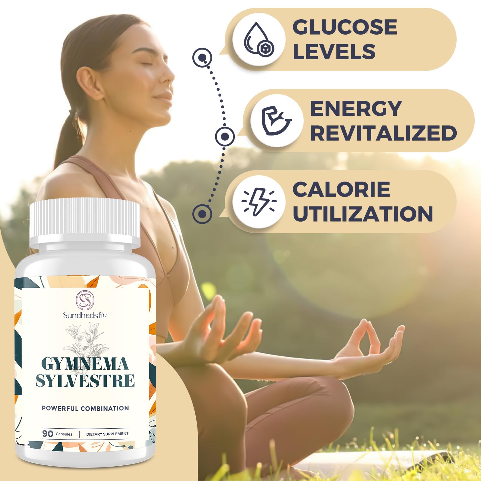 Sundhedsliv 16 in 1 Blxxd Sugr Effective Gymnema Sylvestre Supplement 2100MG | with Berberine, Cinnamon, Bitter Melon | Vitamins, Magnesium & Chromium | 90 Vegan Capsules Sundhedsliv buy supplements canada