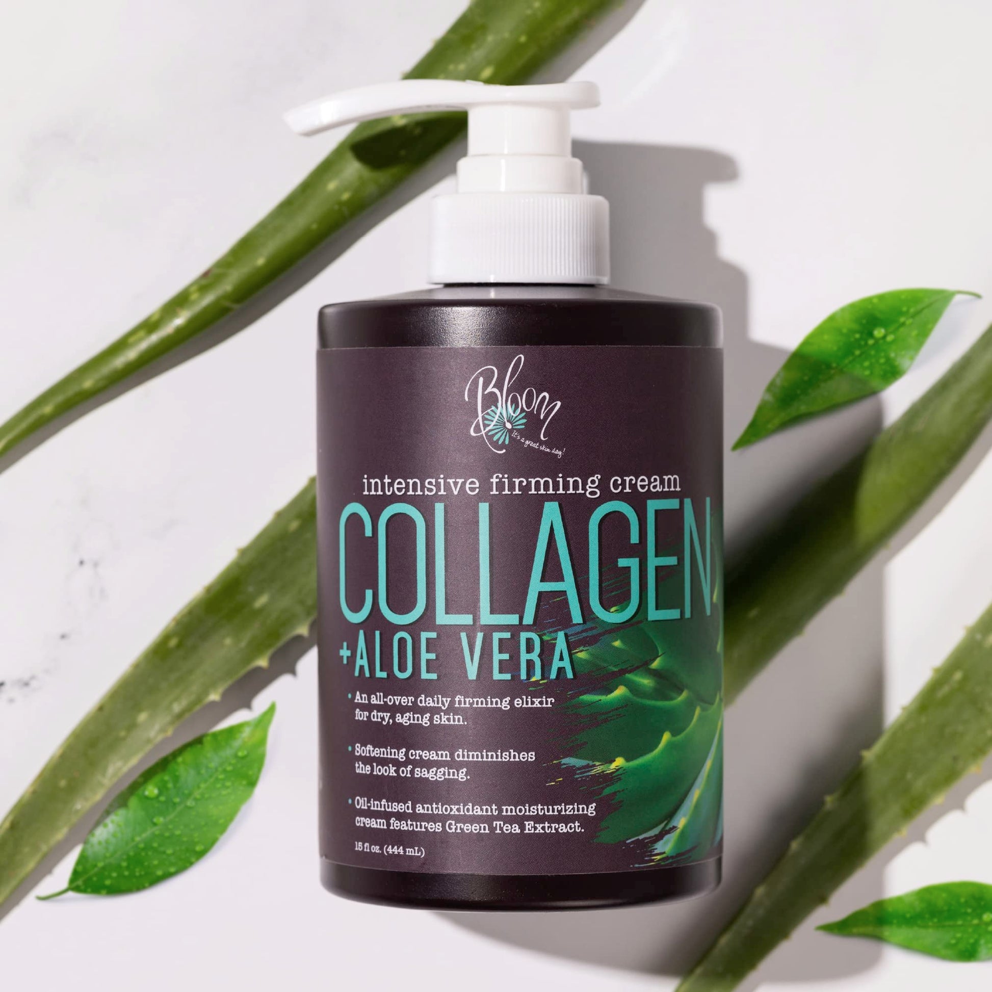 BLOOM Collagen Cream + Aloe Vera Moisturizer Body Lotion & Face Cream | Dry Skin BLOOM IT'S A GREAT SKIN DAY! buy supplements canada