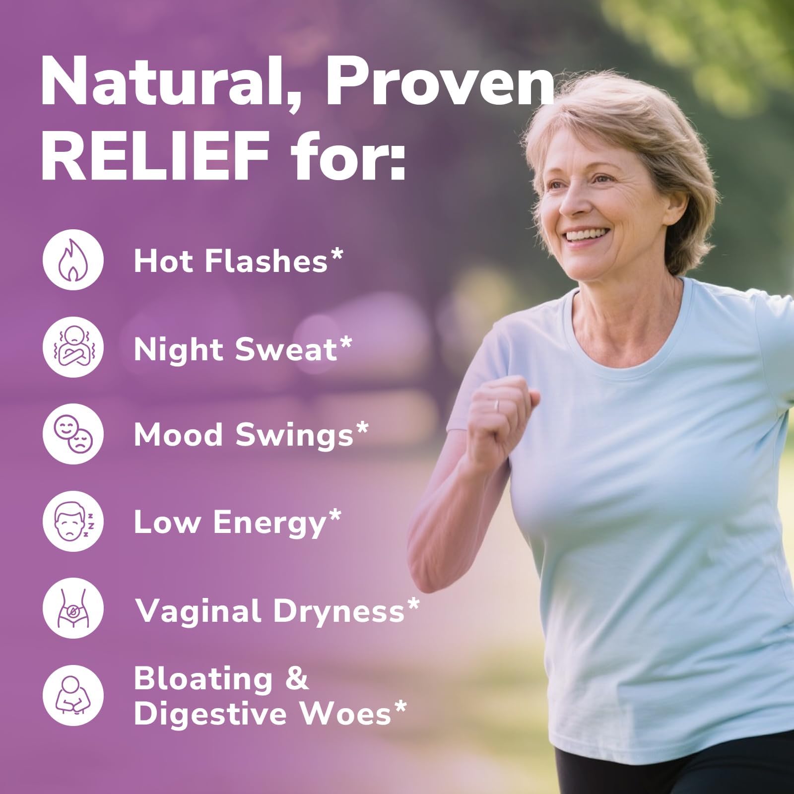 Vitalibre Menopause Probiotics for Women 70 Billion CFU, 12 Targeted Strains, Organic Prebiotics, Black Cohosh Resveratrol Red Clover Chasteberry Dong Quai, Hot Flash Night Sweat+, No Estrogen, 30 Ct Vitalibre buy supplements canada