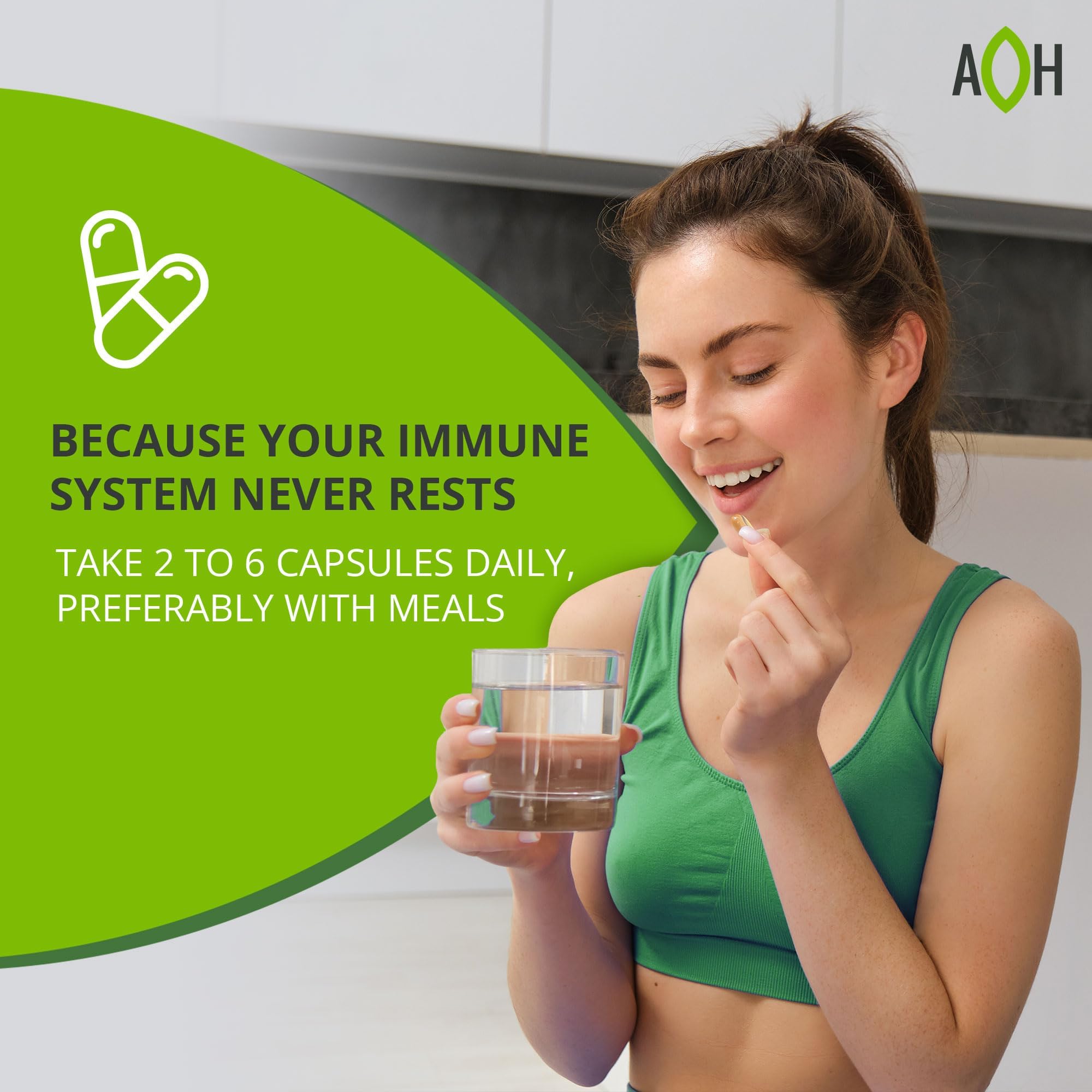 ADAPTOHEAL - Immuneheal – Adaptogen, Immune System Booster Supplement with Schisandra Chinensis, Ginseng and Mushroom Extract (90 Capsules) ADAPTOHEAL buy supplements canada