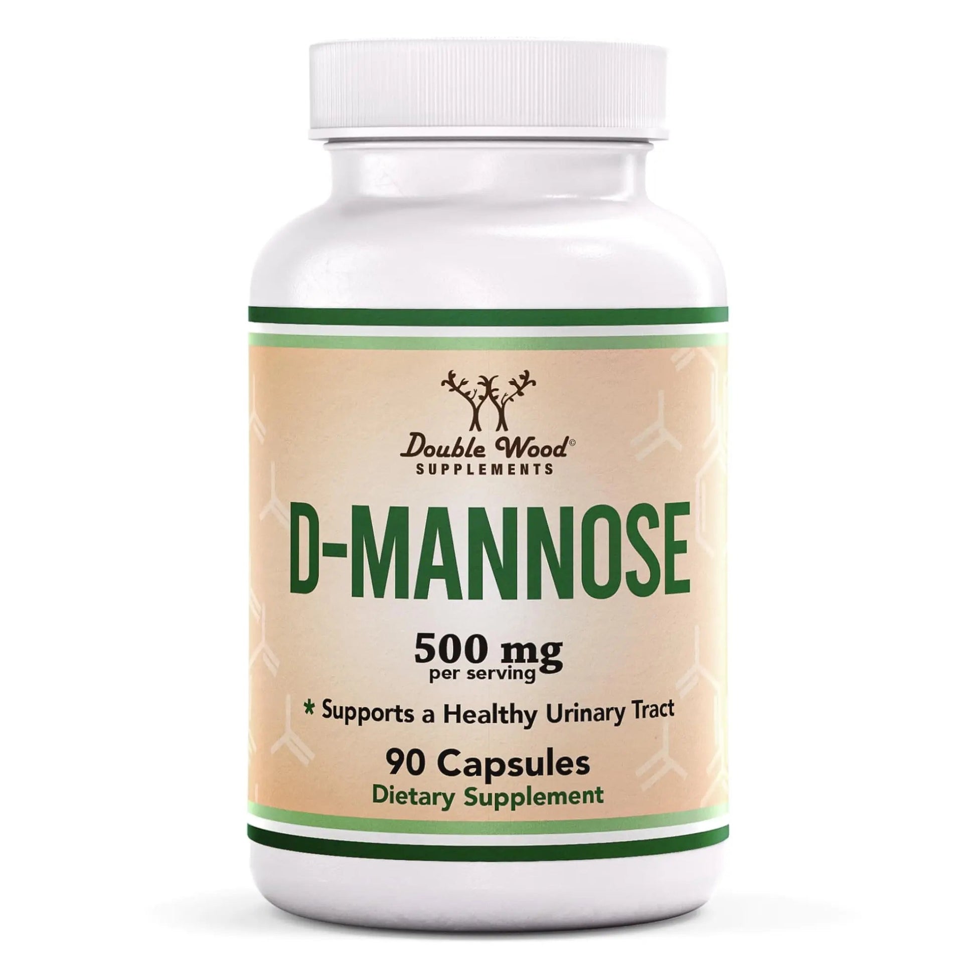 Double Wood Supplements D Mannose 500mg Capsules, 90 Count (D-Mannose for Urinary Tract Health and Bladder Lining, Helps UTI Prevention) Vegan Safe, Non-GMO, Gluten Free Double Wood Supplements buy supplements canada
