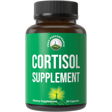 5-in-1 Cortisol Supplement for Women & Men. Lower High Cortisol with Ashwagandha, Rhodiola Rosea, L-Theanine, Phosphatidylserine, Magnolia Bark. Calm Relaxation, Balanced Energy, Vegan Supplements Peak Performance buy supplements canada