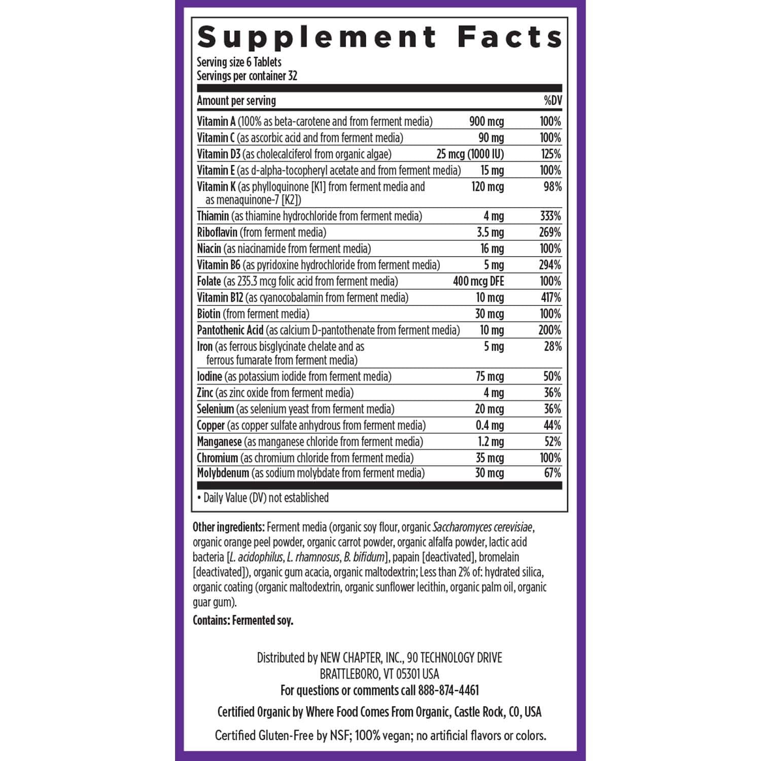 New Chapter Tiny Tabs Multivitamin with 20+ Nutrients for Immune, Cellular Energy & Stress Support, Including Vitamin D3 + B Vitamins, 192 Count New Chapter buy supplements canada
