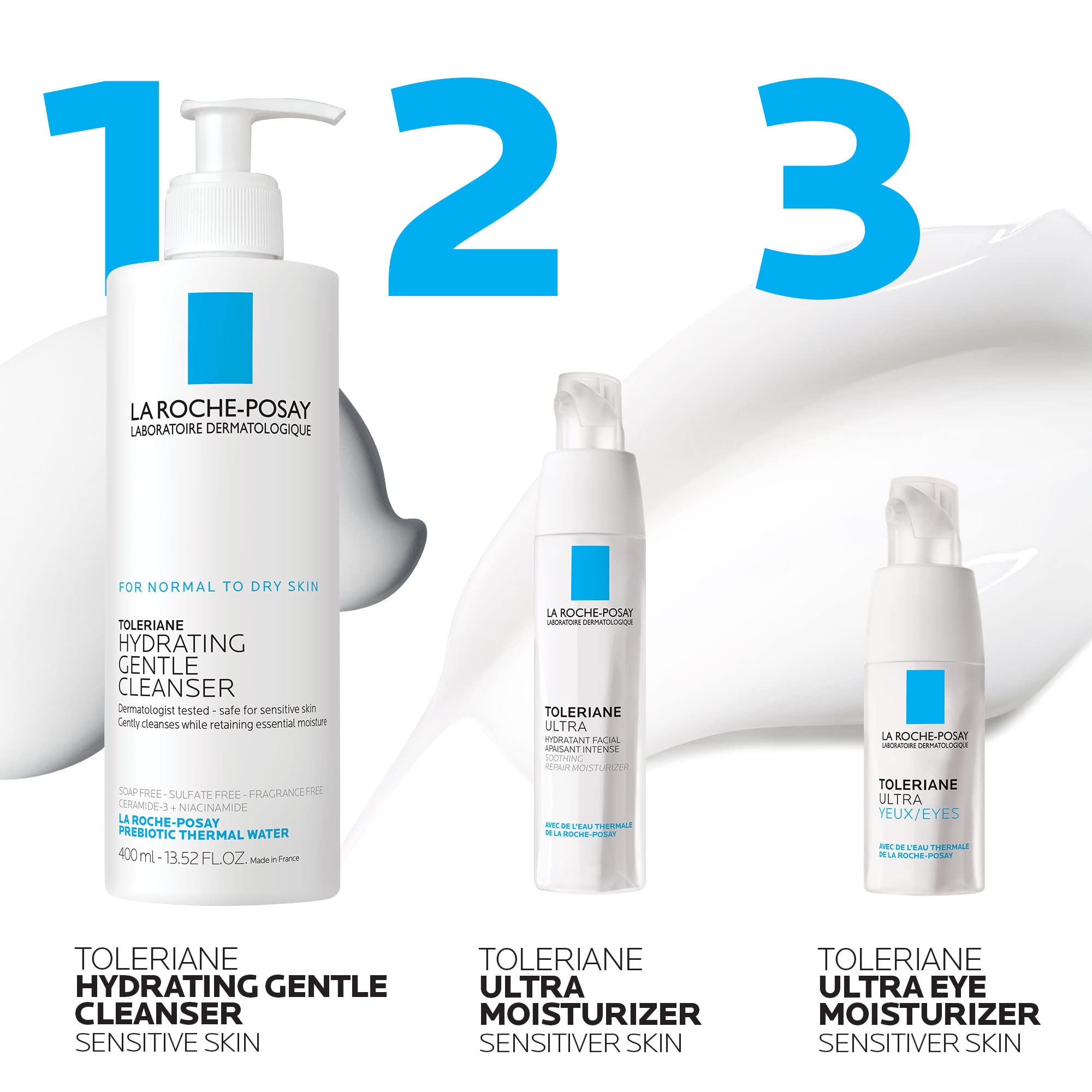 La Roche-Posay Toleriane Dermallergo Eye Cream Soothing Repair Moisturizer, Soothes and Comforts Sensitive Skin La Roche-Posay buy supplements canada
