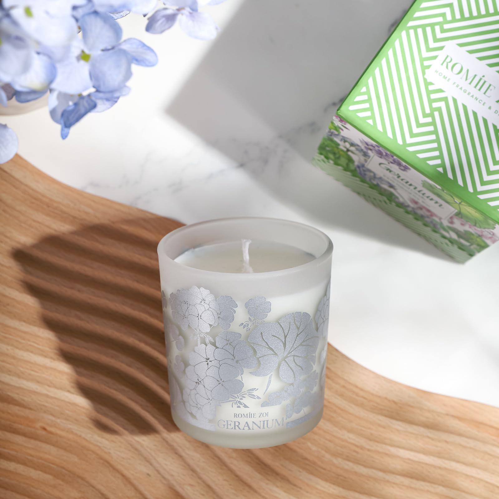 ROMIIE ZOI Scented Candle - Geranium - 6oz Aromatherapy Soy Wax Jar Candle for Home, Gifts for Women ROMIIE ZOI buy supplements canada
