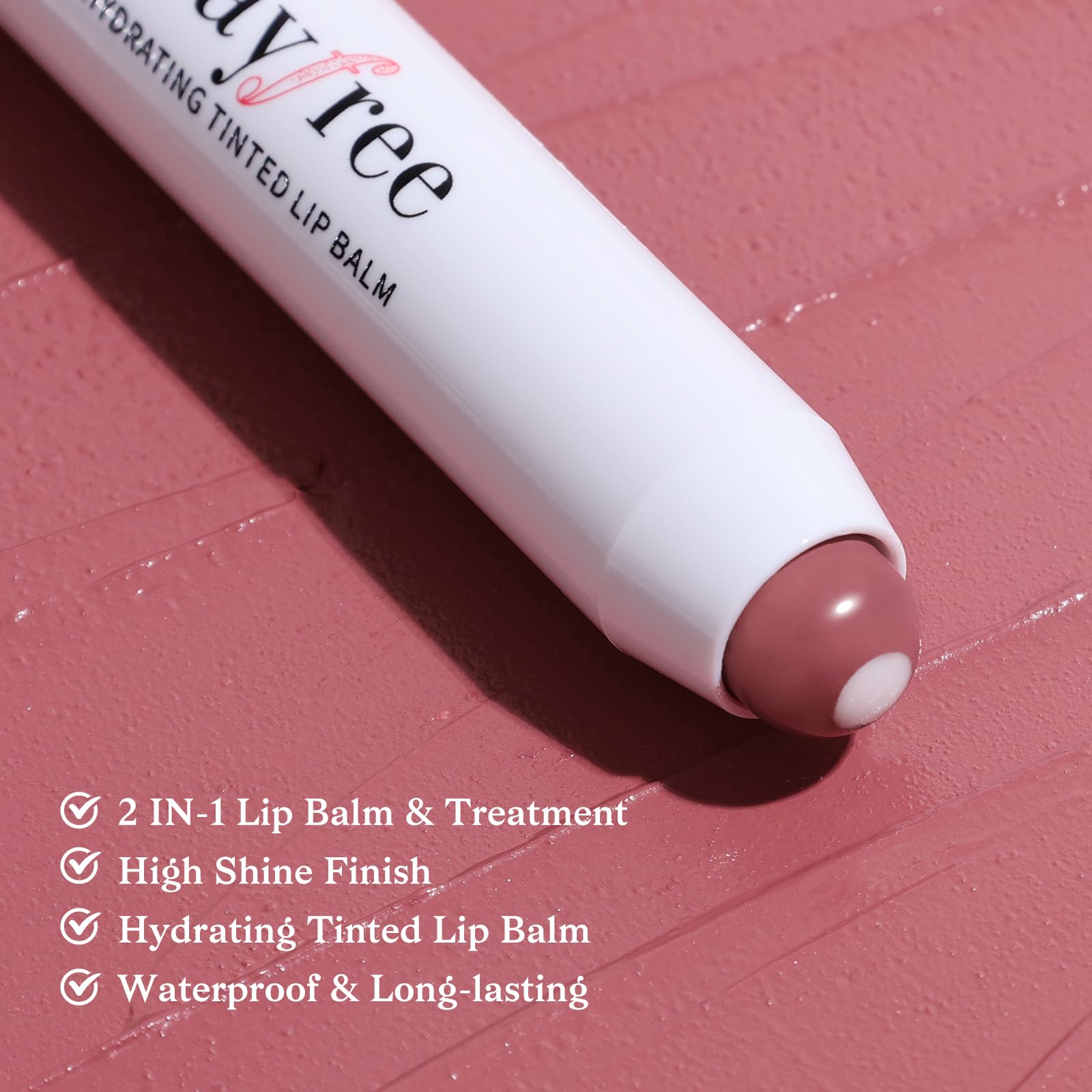 bayfree Tinted Lip Balm Plumper, Glossy, Pump Lips, Lightweight, Moisturize & Tint with Jojoba Seed Oil, Vegan Lipbalm Lip Care, Vintage Violet bayfree buy supplements canada
