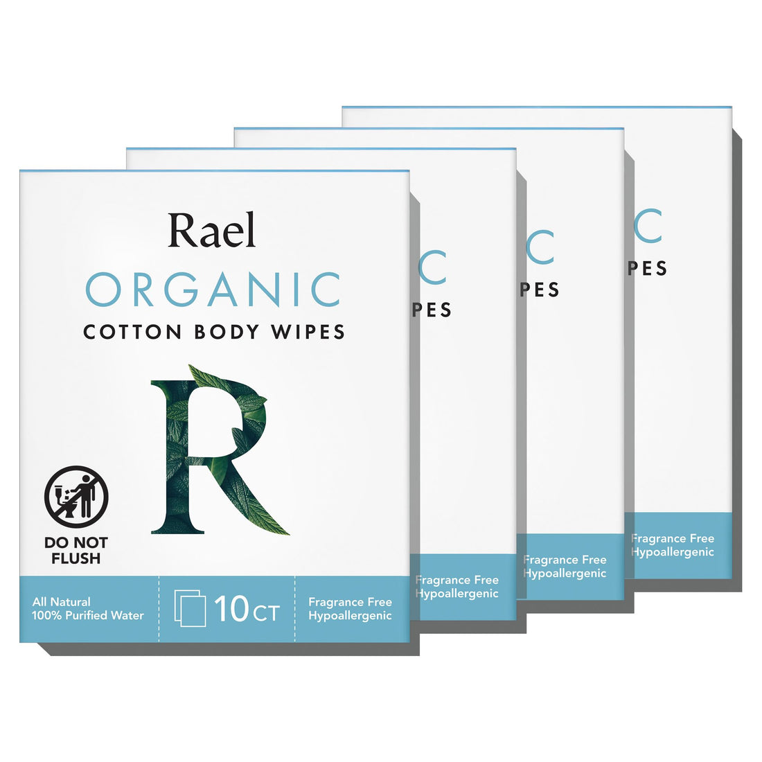 Rael Body Wipes, Organic Cotton Wipes for Women - Unscented Body Wipes, Individually Wrapped Rael buy supplements canada