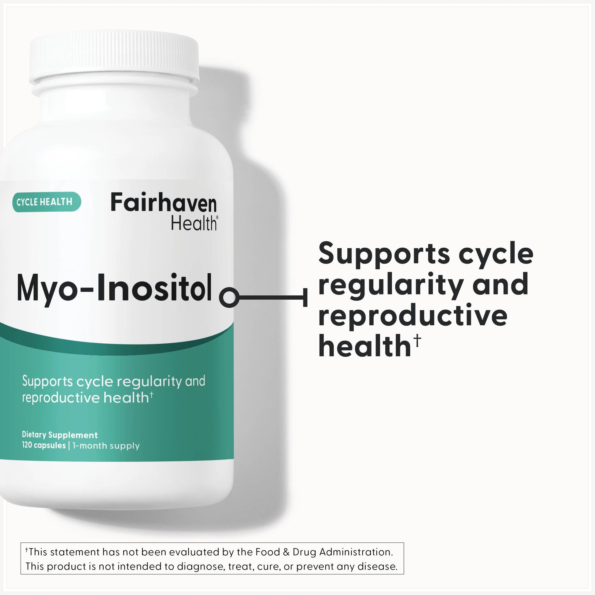 Fairhaven Health Myo-Inositol Supplement for Women and Men | Vitamin B8 2000mg | Vegan Inositol Powder Capsules | Gluten, Dairy and Soy Free | 120 Inositol Capsules Fairhaven Health buy supplements canada
