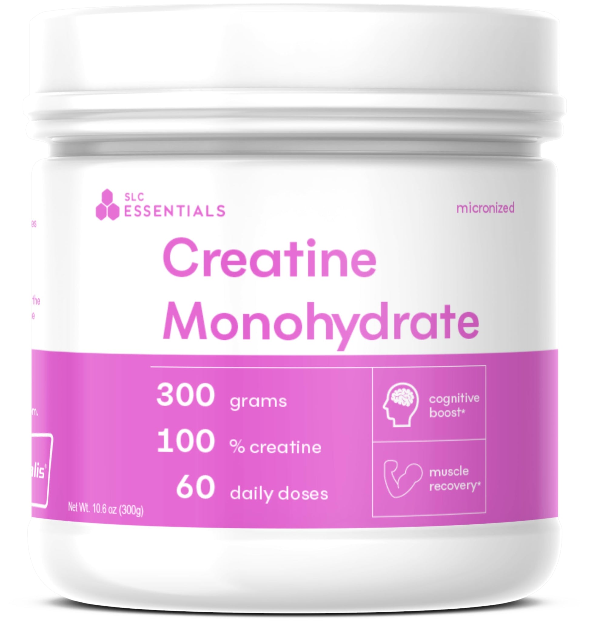 SLC Essentials Creatine Monohydrate Powder | 100% Pure Micronized Creavitalis® | German-Made | Unflavored, No Fillers | Supports Muscle Strength, Recovery, & Cognitive Energy | 5g Servings SLC Essentials buy supplements canada