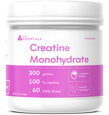 SLC Essentials Creatine Monohydrate Powder | 100% Pure Micronized Creavitalis® | German-Made | Unflavored, No Fillers | Supports Muscle Strength, Recovery, & Cognitive Energy | 5g Servings SLC Essentials buy supplements canada