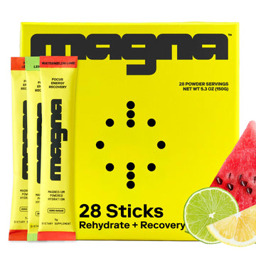 MAGNA Electrolytes Powder Drink Mix for Hydration, Energy & Focus Support with Magnesium L Threonate (28 Servings, Variety) Magna buy supplements canada