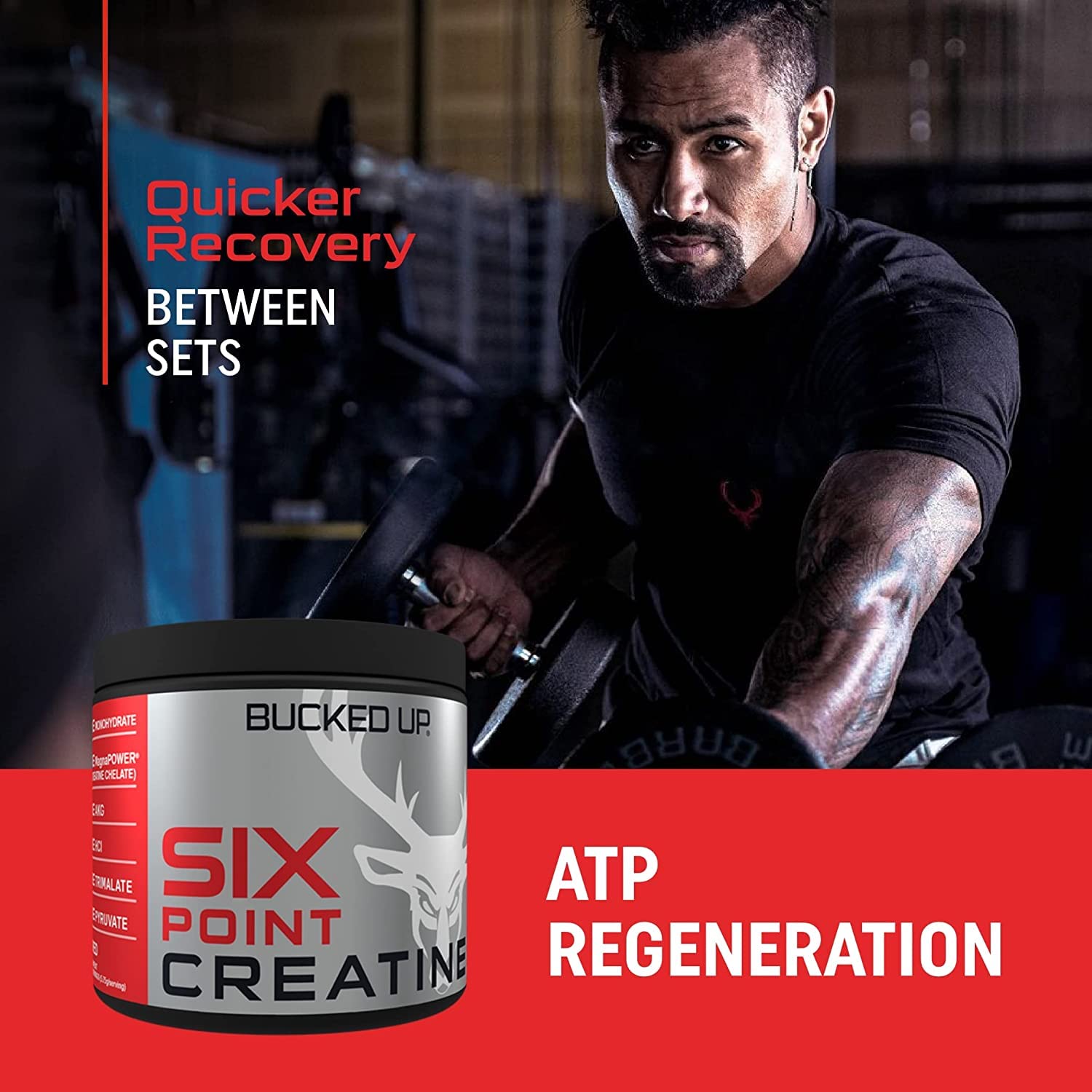 Bucked Up Six Point Creatine™ Six Types of Creatine - for Men and Women Bucked Up buy supplements canada