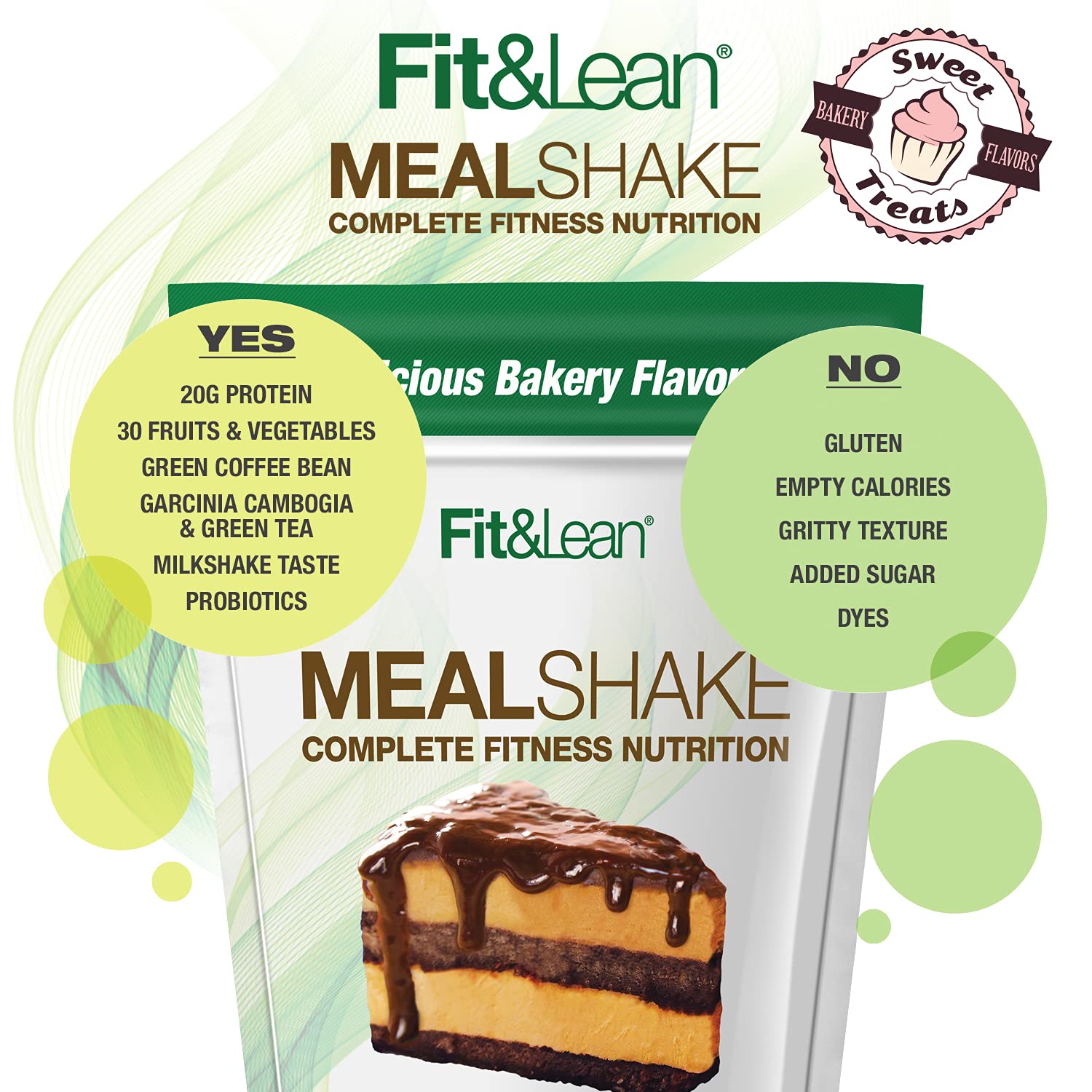 Fit & Lean Meal Shake Meal Replacement with Protein, Fiber, Probiotics and Organic Fruits Fit & Lean buy supplements canada