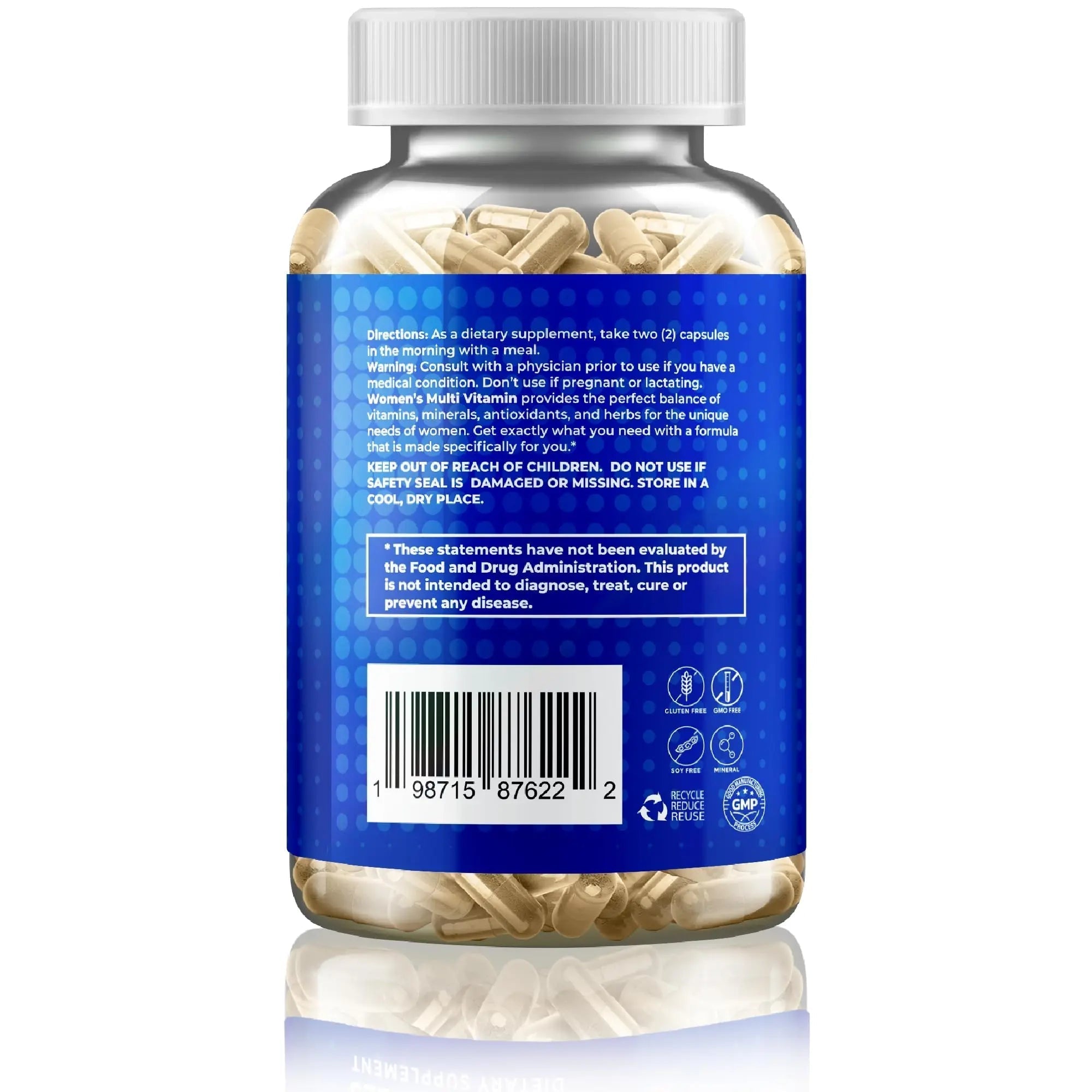 Gusevit 37-in-1 Women's Multivitamin for Immune & Stress Support, Energy Booster, Bone & Skin Health & Hair Growth | Gusevit buy supplements canada
