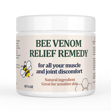 Natural Organic Bee Venom Muscle & Joint Cream, Extra Effective Muscle & Joint Care, for Neck, Hand, Feet, Knee, Muscles, Shoulder, Wrist, Elbow, Ankle, Foot Aches, Arnica, Vitamin B6 KOKOMAANE buy supplements canada