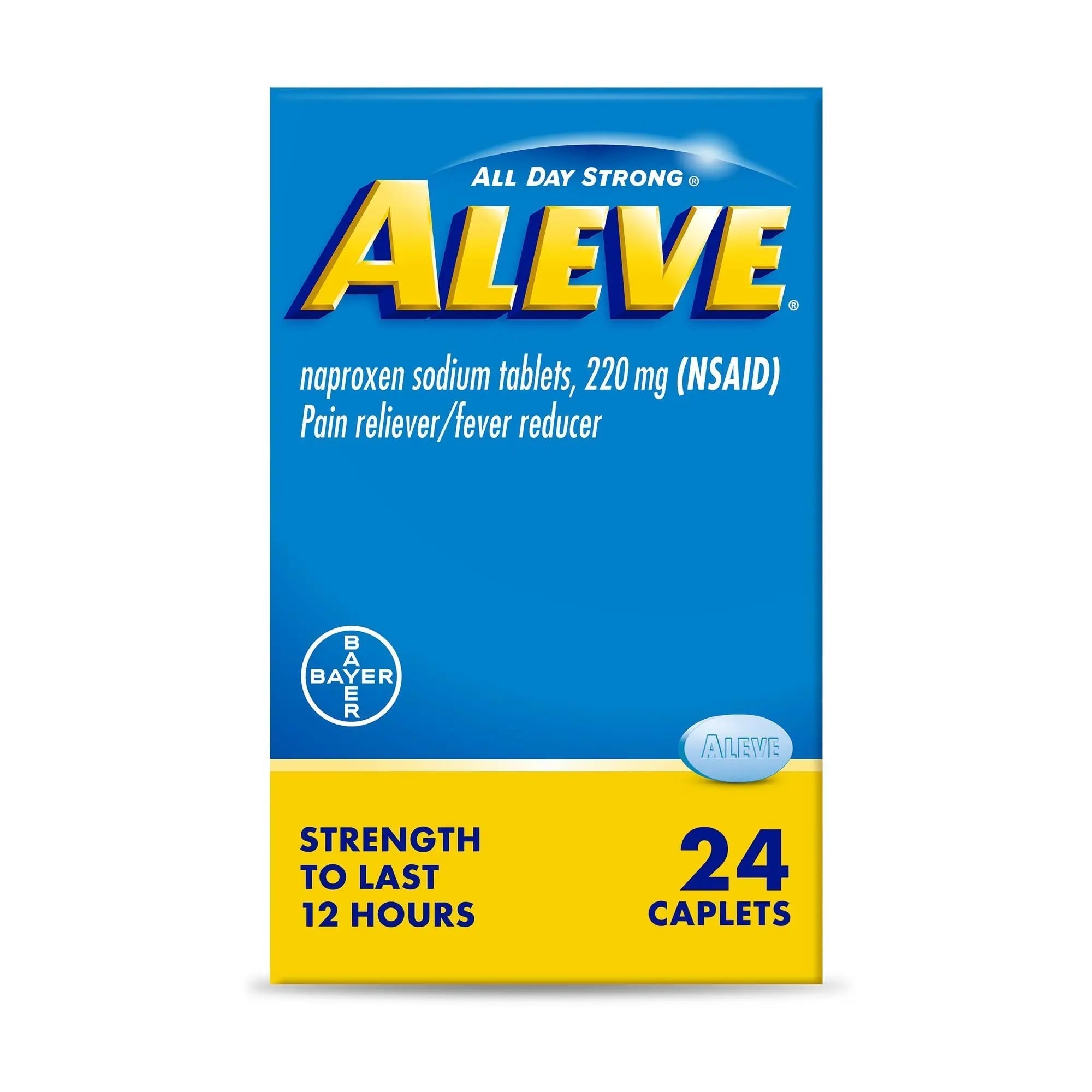 Aleve Pain Relief Naproxen Sodium Caplets ‐ 24 Count Aleve buy supplements canada